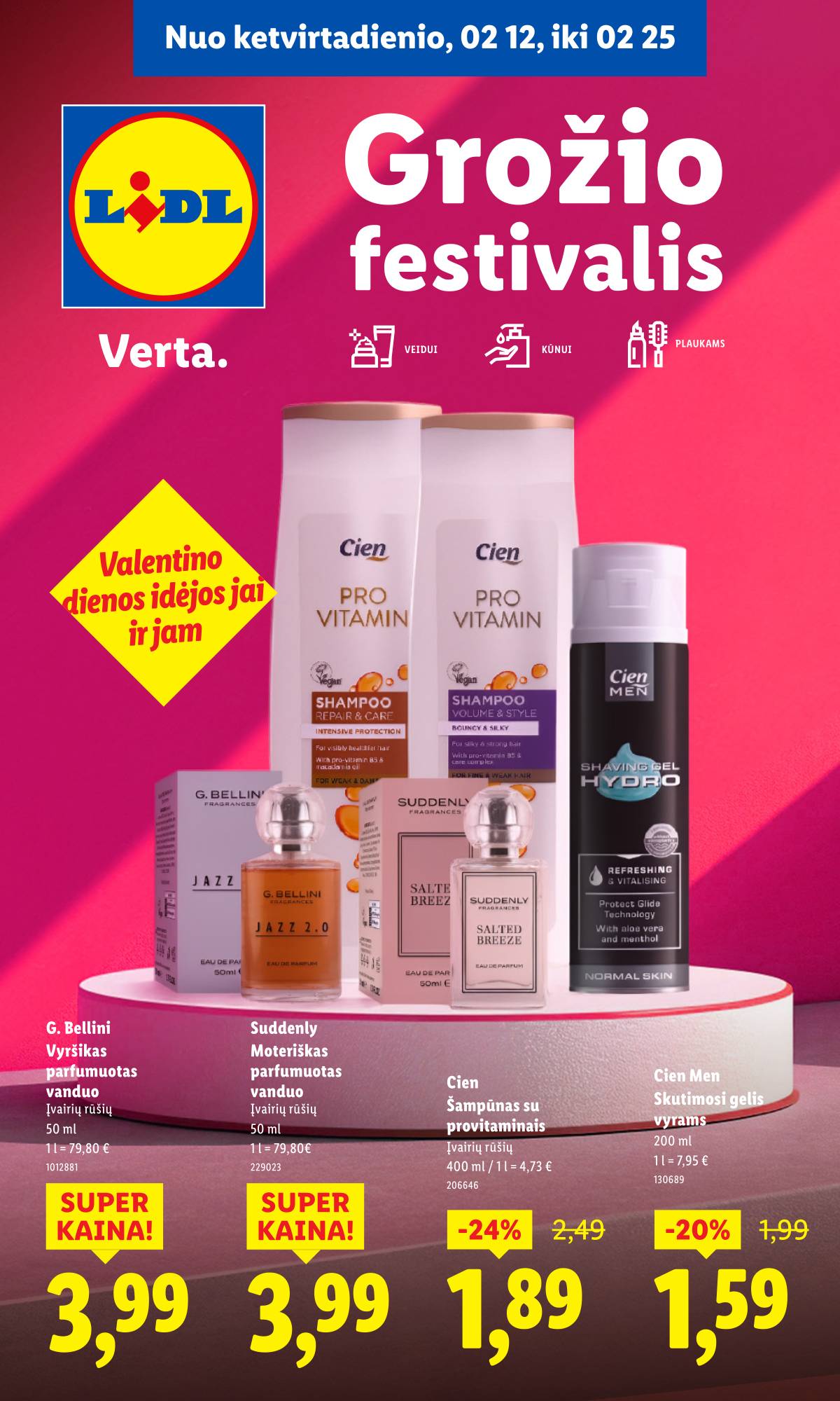 Lidl - Grožio festivalis 1 puslapis