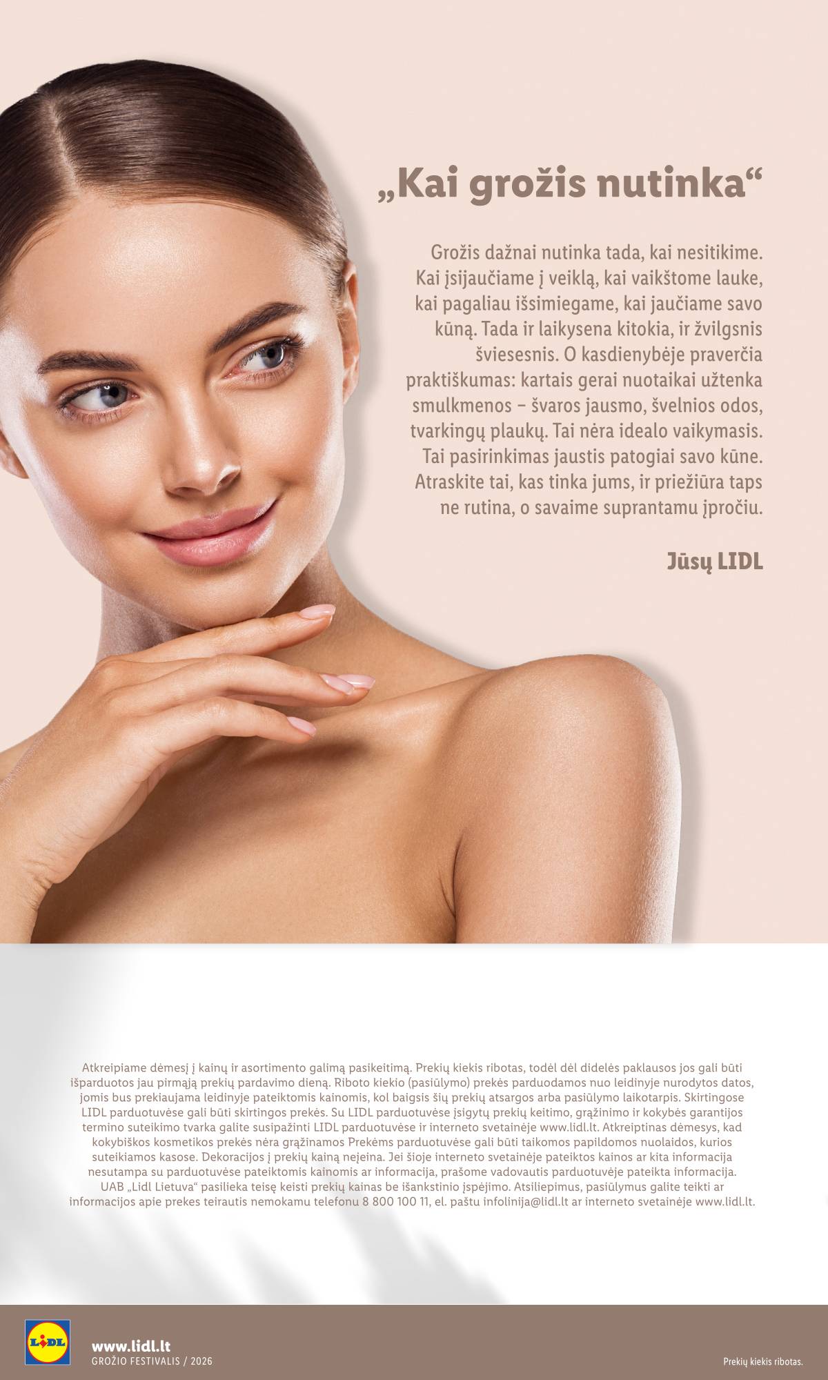 Lidl - Grožio festivalis 2 puslapis