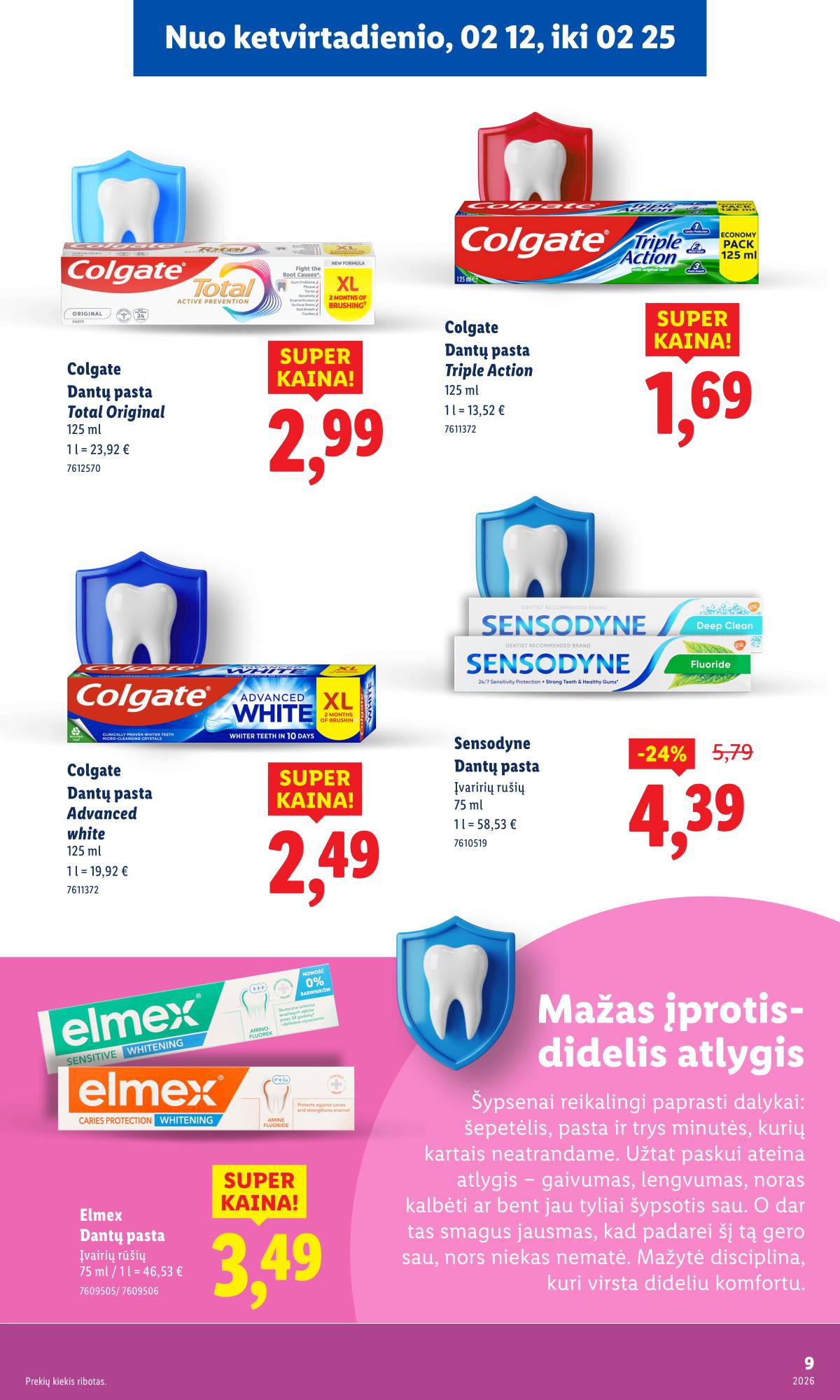 Lidl - Grožio festivalis 9 puslapis