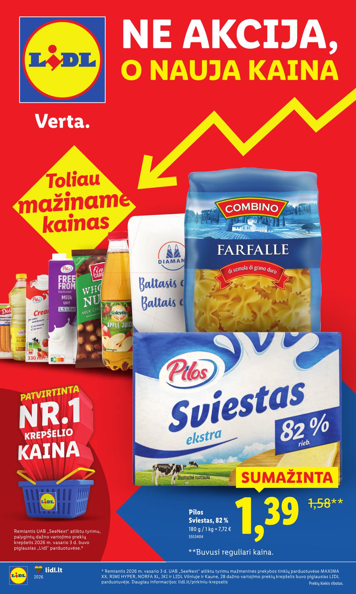 Lidl - LIDL Toliau mažiname kainas akcijų leidinys 1 puslapis