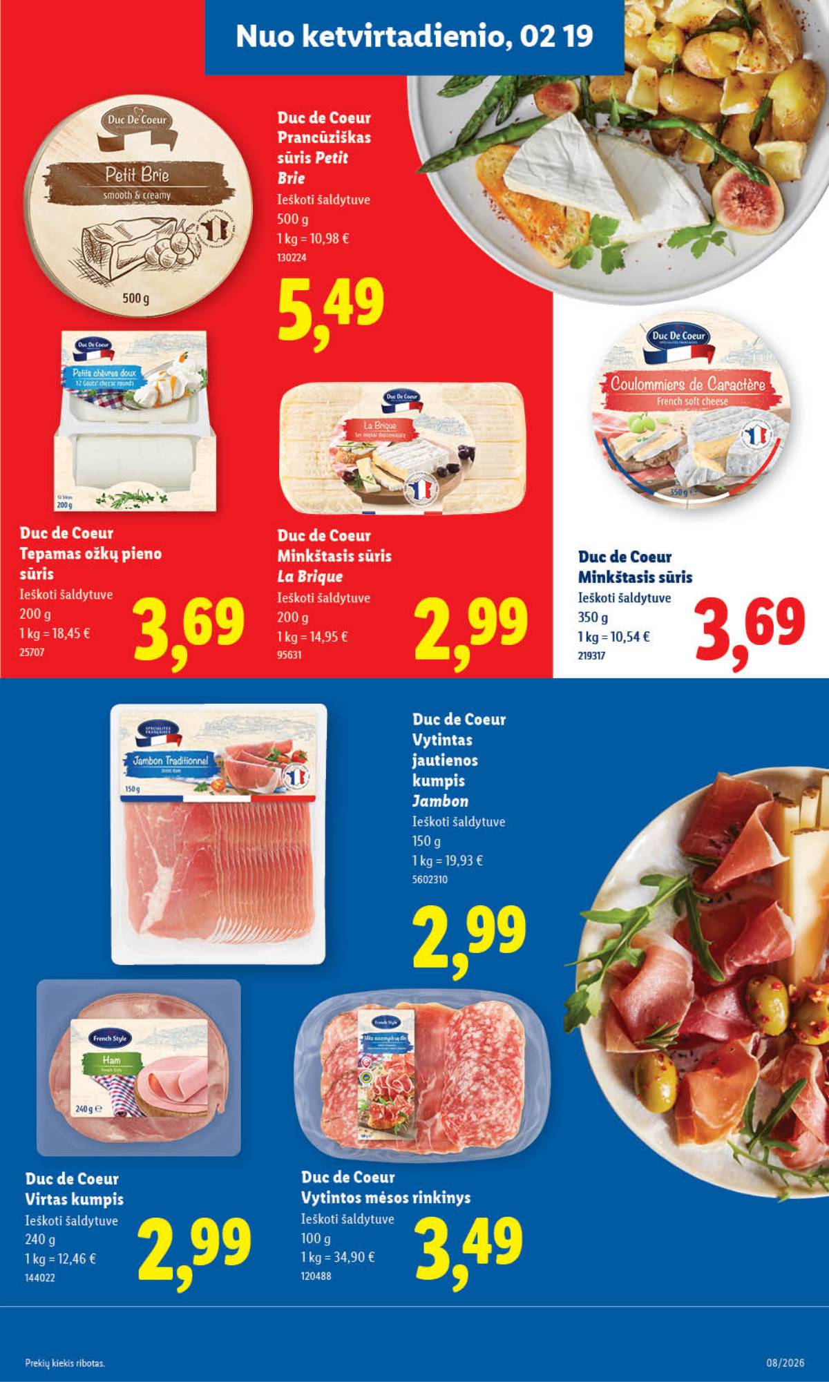 Lidl - LIDL SAVAITĖS Maisto prekių akcijų leidinys 15 puslapis
