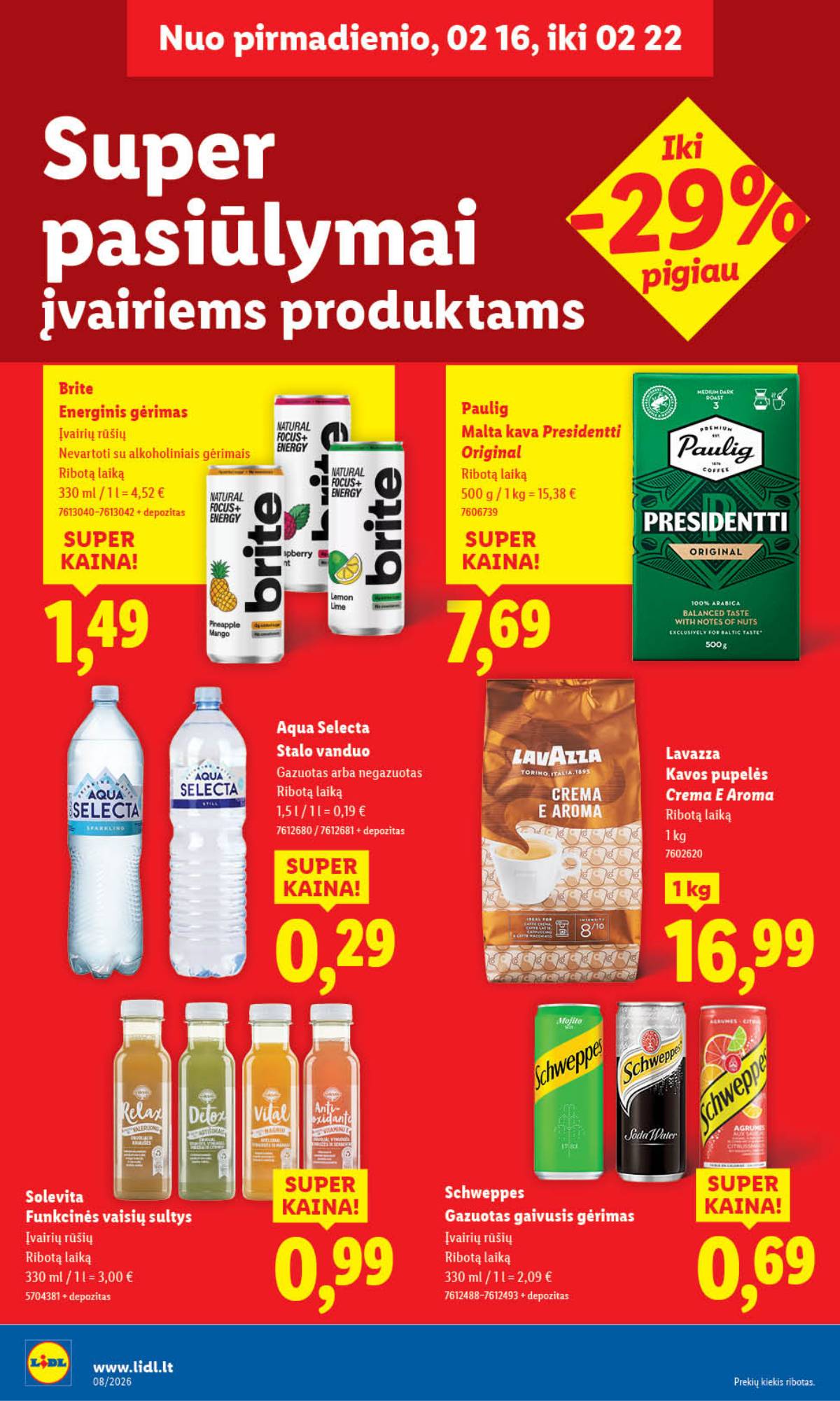 Lidl - LIDL SAVAITĖS Maisto prekių akcijų leidinys 24 puslapis