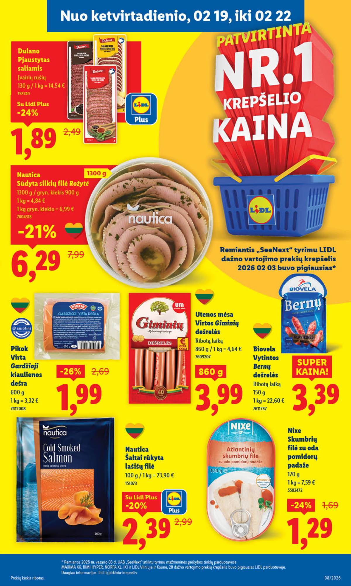 Lidl - LIDL SAVAITĖS Maisto prekių akcijų leidinys 33 puslapis