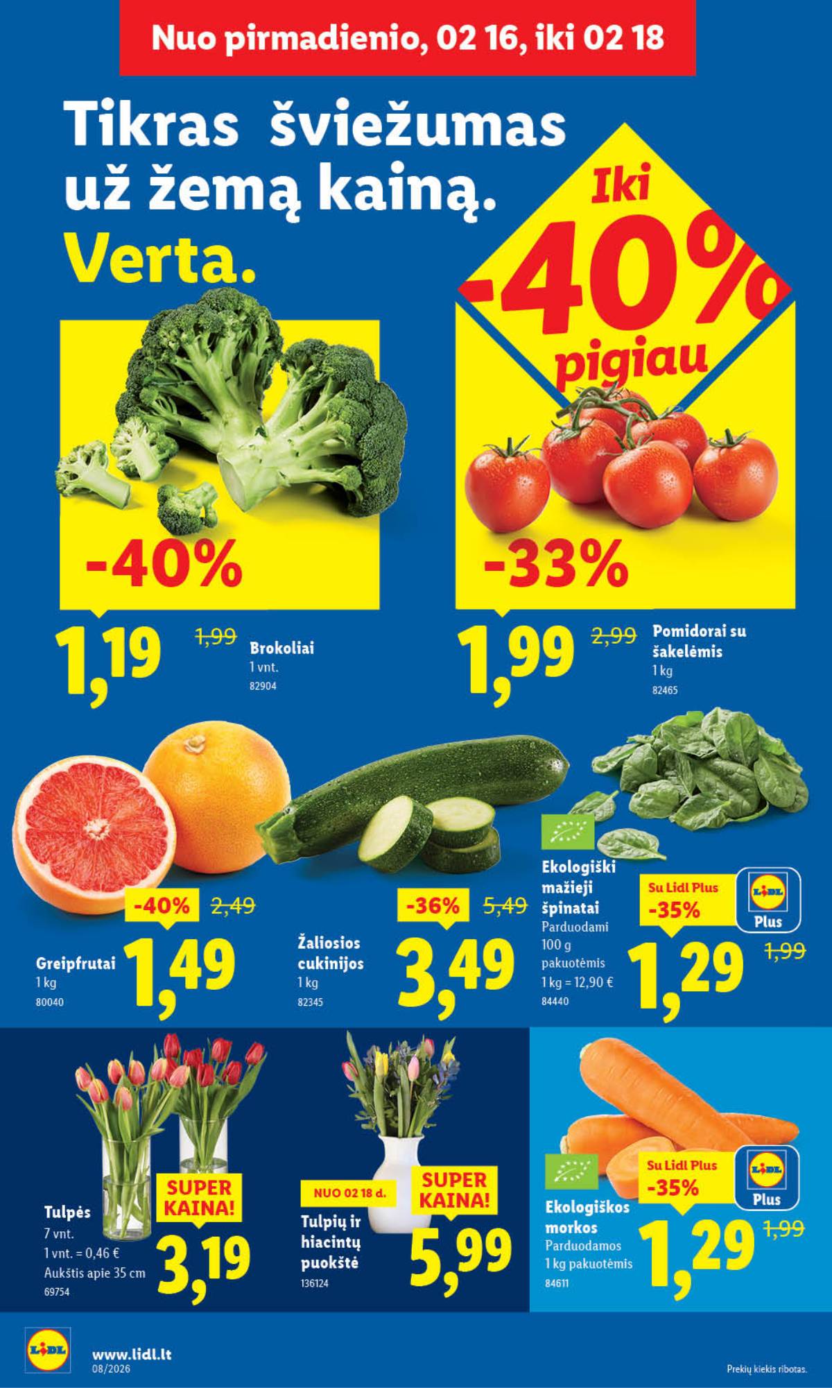 Lidl - LIDL SAVAITĖS Maisto prekių akcijų leidinys 4 puslapis