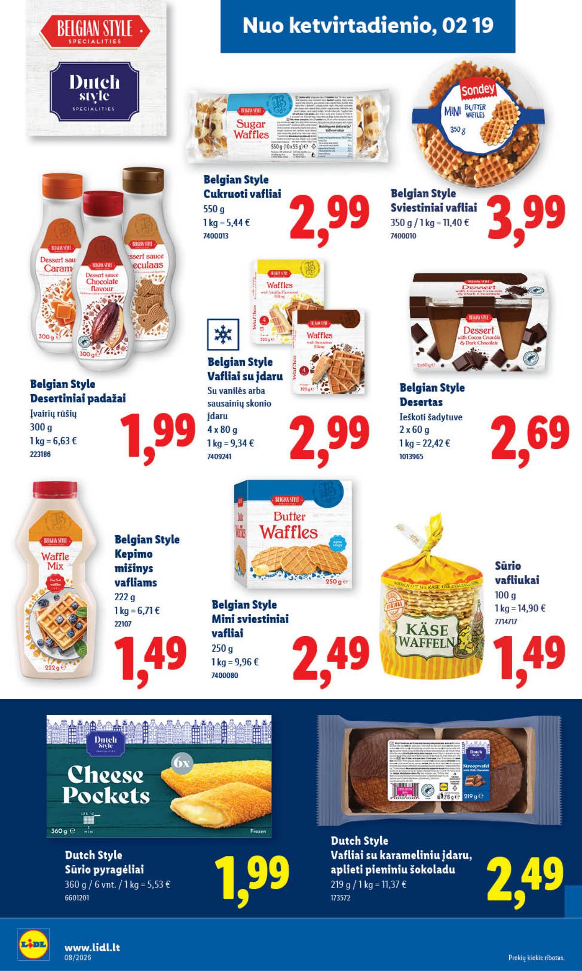 Lidl - LIDL SAVAITĖS Maisto prekių akcijų leidinys 40 puslapis