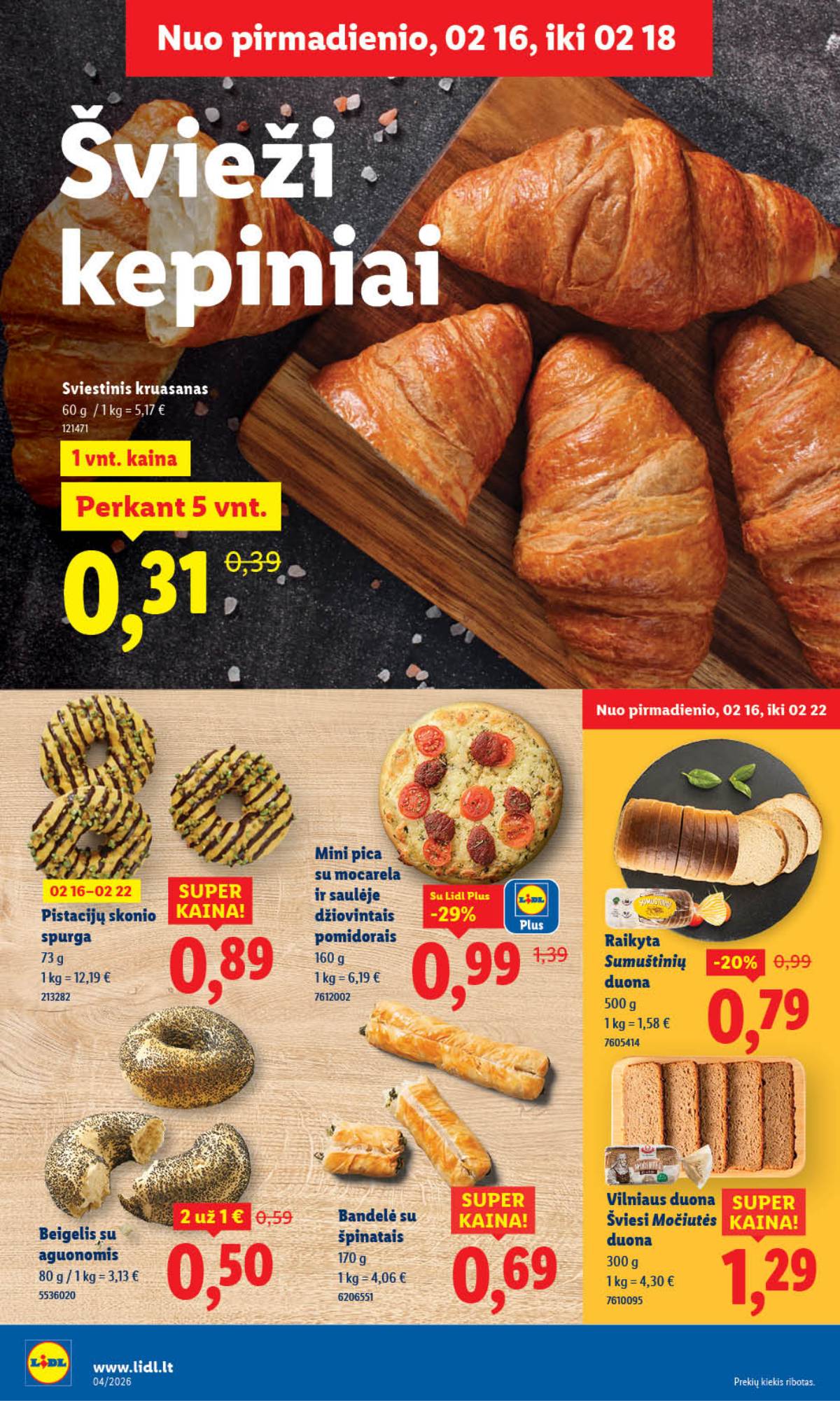 Lidl - LIDL SAVAITĖS Maisto prekių akcijų leidinys 6 puslapis