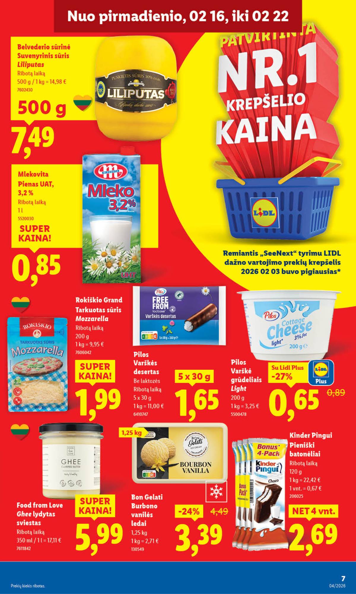 Lidl - LIDL SAVAITĖS Maisto prekių akcijų leidinys 7 puslapis