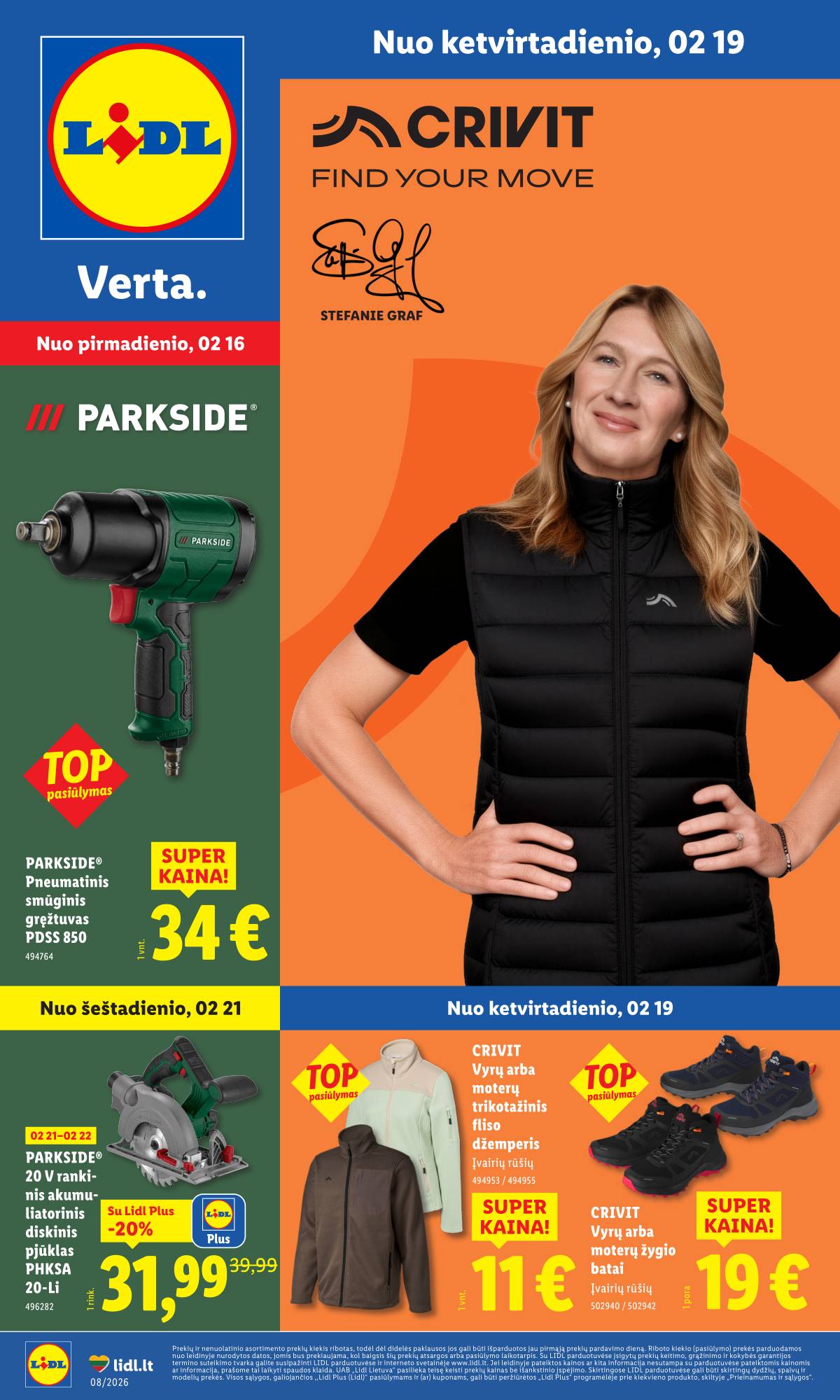 Lidl - LIDL Ne maisto prekių akcijų leidinys 1 puslapis