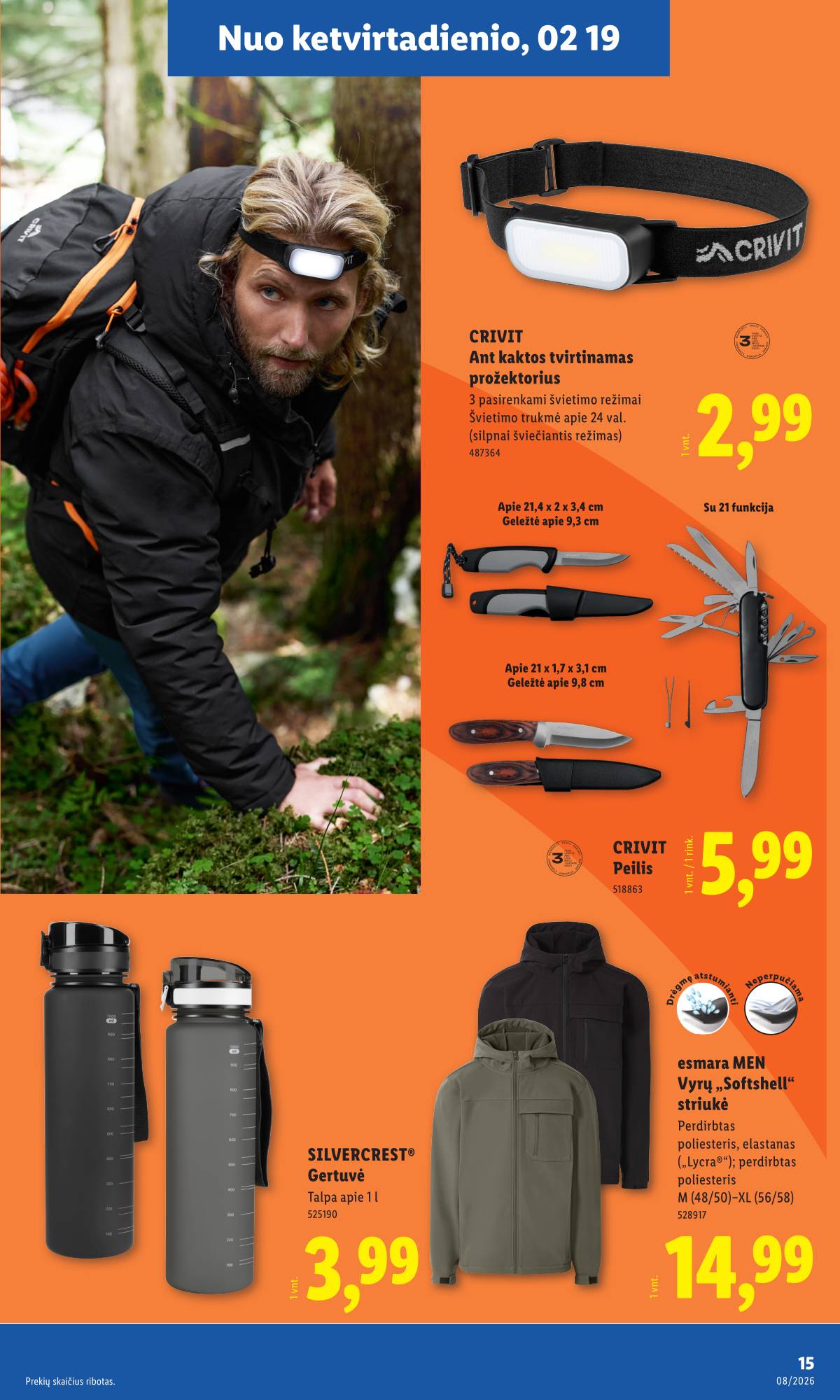 Lidl - LIDL Ne maisto prekių akcijų leidinys 15 puslapis