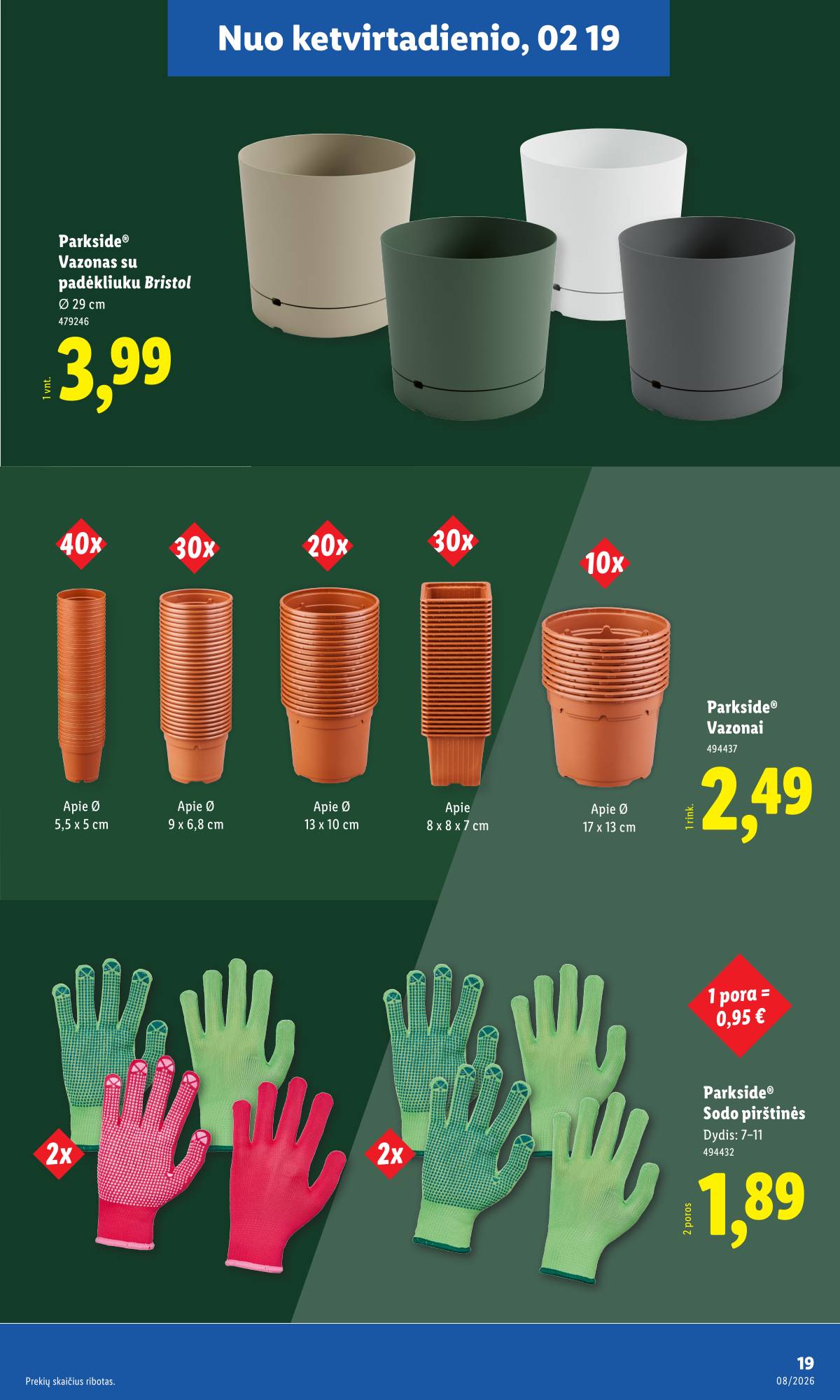 Lidl - LIDL Ne maisto prekių akcijų leidinys 19 puslapis