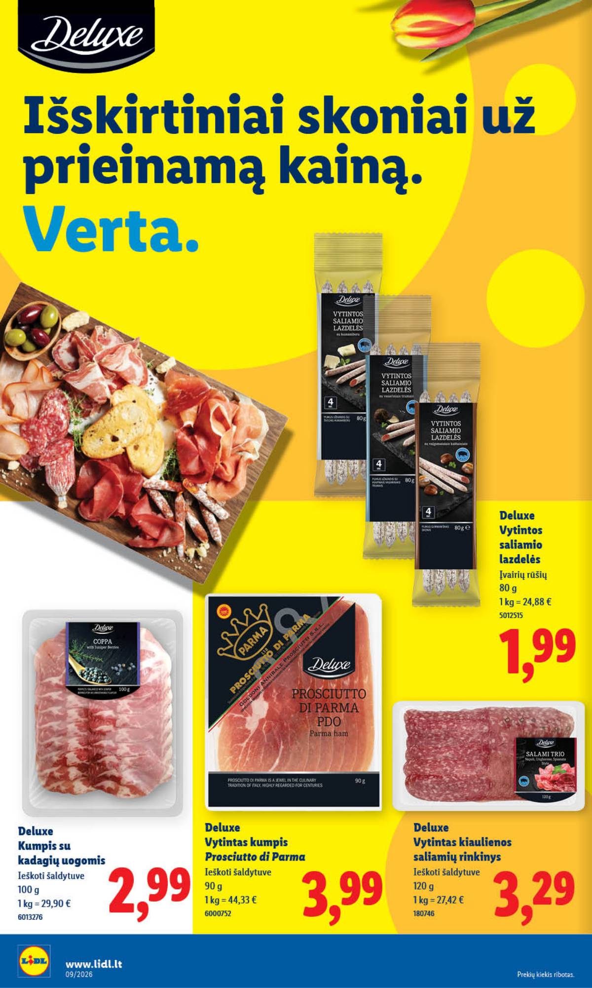 Lidl - LIDL SAVAITĖS Maisto prekių akcijų leidinys 10 puslapis