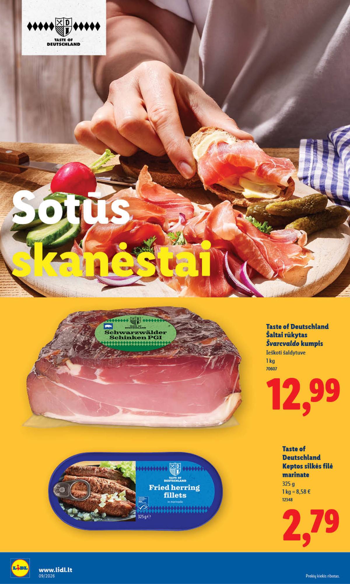 Lidl - LIDL SAVAITĖS Maisto prekių akcijų leidinys 18 puslapis