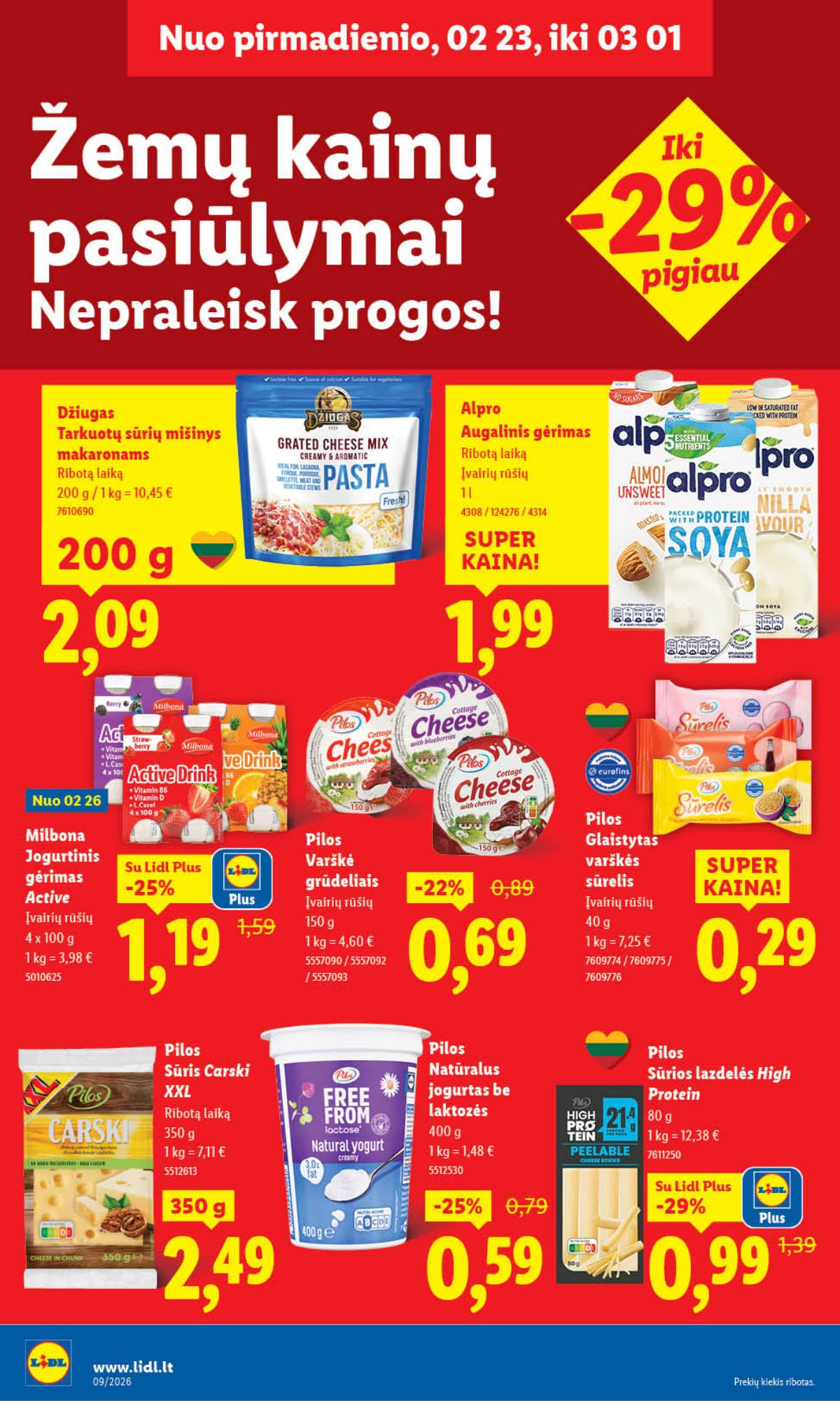 Lidl - LIDL SAVAITĖS Maisto prekių akcijų leidinys 26 puslapis