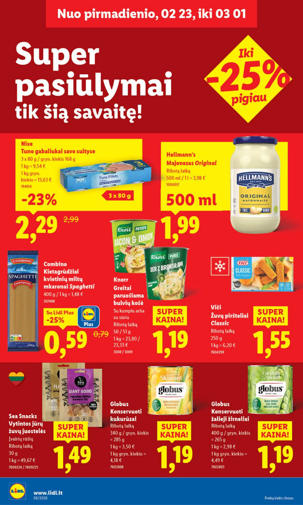 Lidl - LIDL SAVAITĖS Maisto prekių akcijų leidinys 28 puslapis
