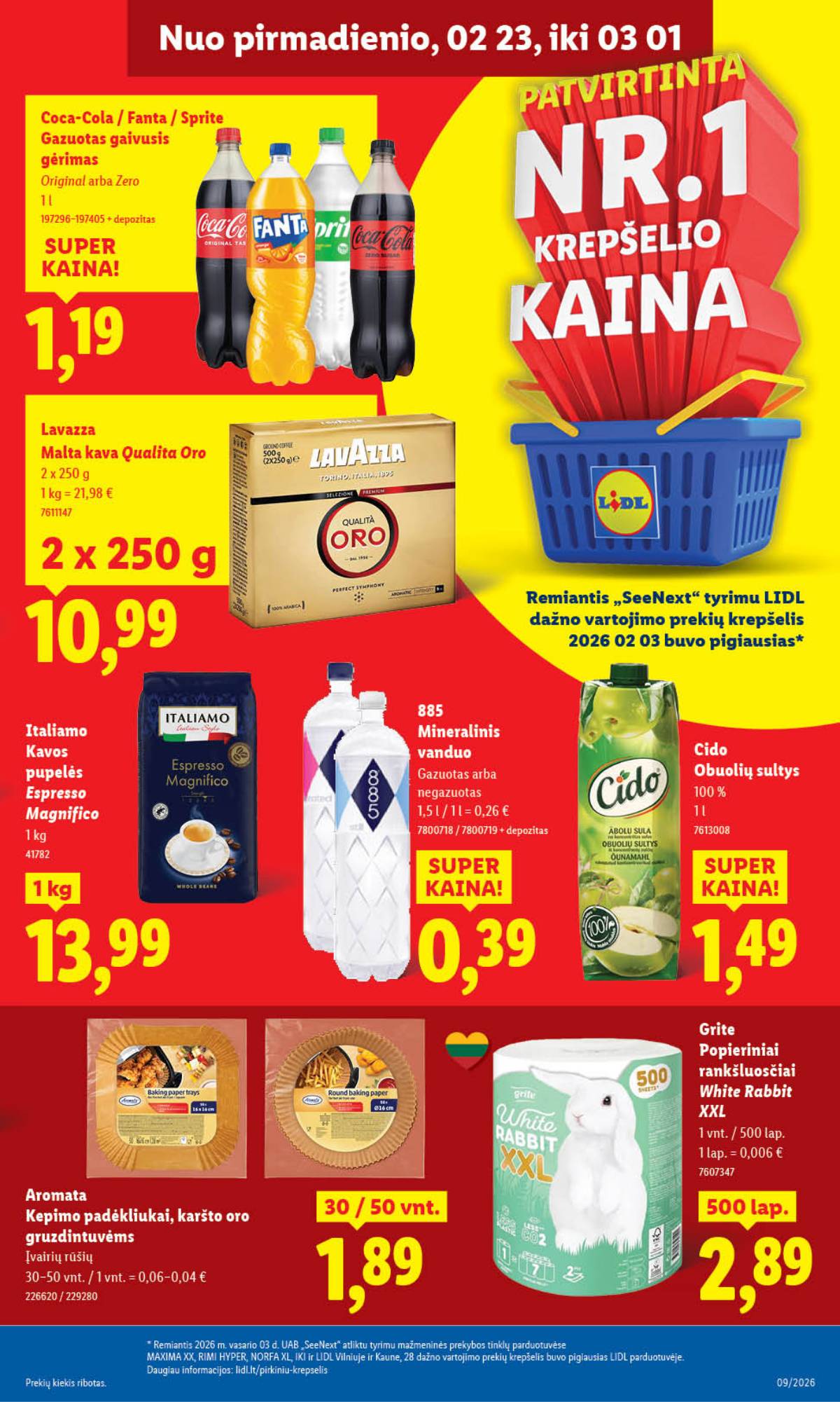 Lidl - LIDL SAVAITĖS Maisto prekių akcijų leidinys 29 puslapis
