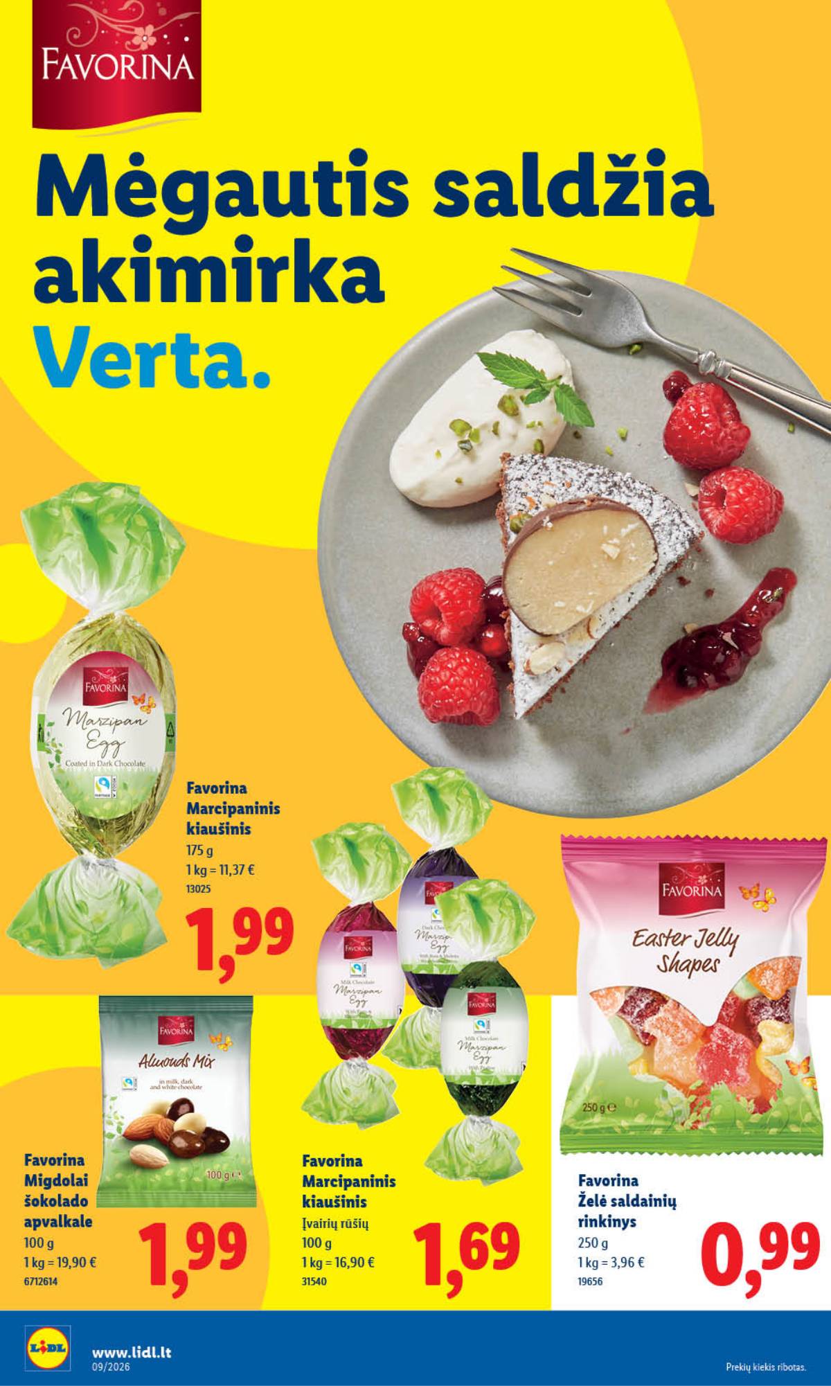 Lidl - LIDL SAVAITĖS Maisto prekių akcijų leidinys 34 puslapis