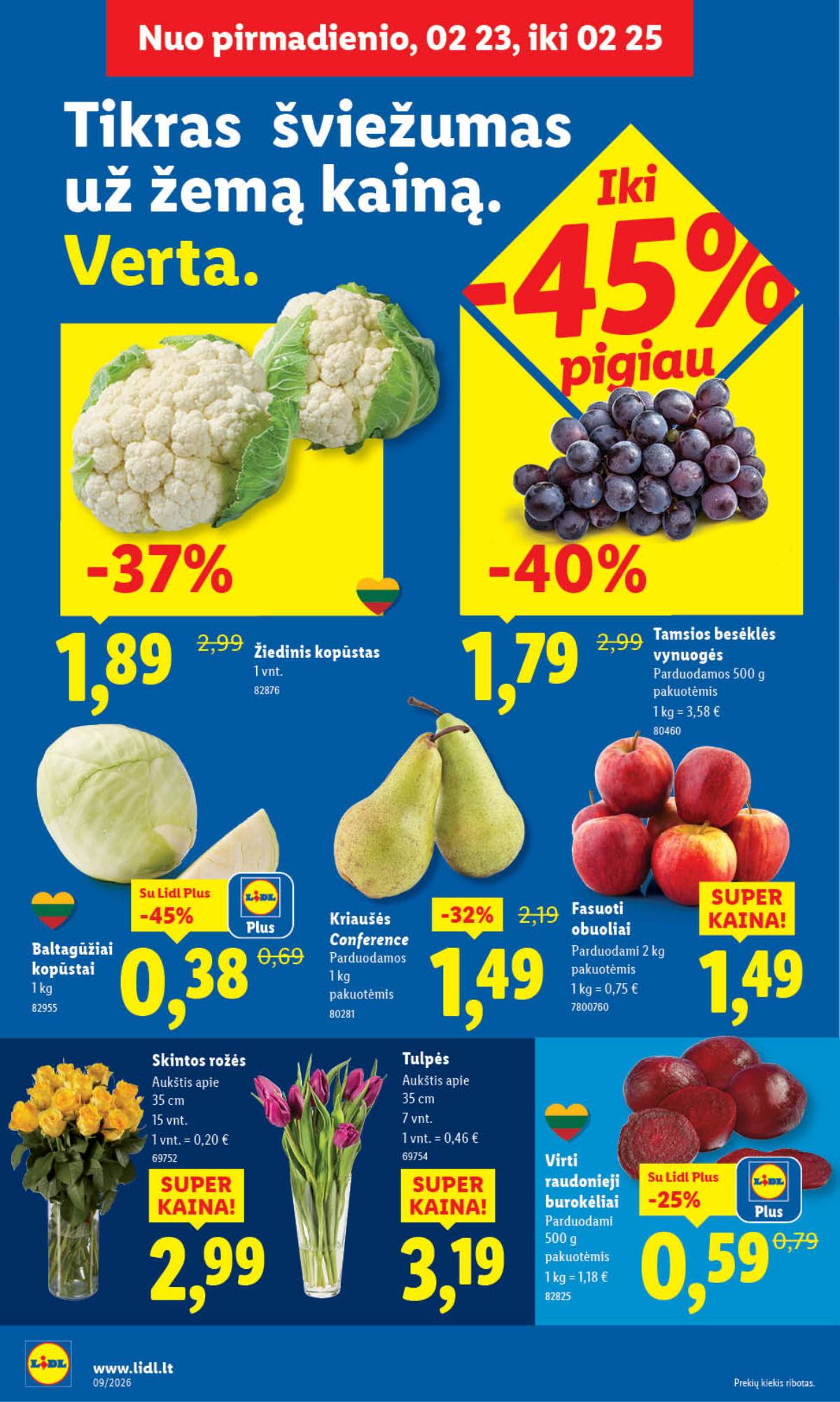 Lidl - LIDL SAVAITĖS Maisto prekių akcijų leidinys 4 puslapis