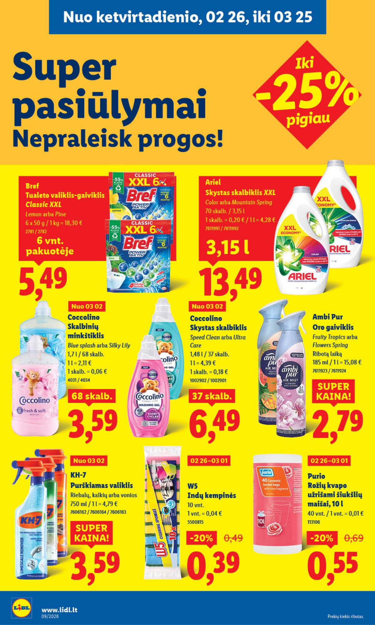 Lidl - LIDL SAVAITĖS Maisto prekių akcijų leidinys 40 puslapis
