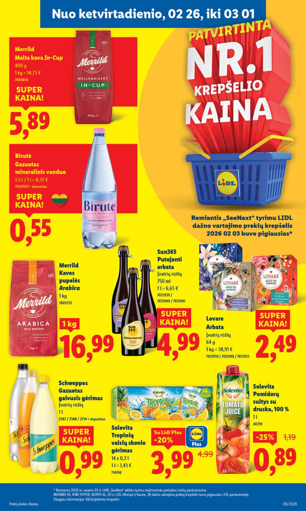 Lidl - LIDL SAVAITĖS Maisto prekių akcijų leidinys 41 puslapis