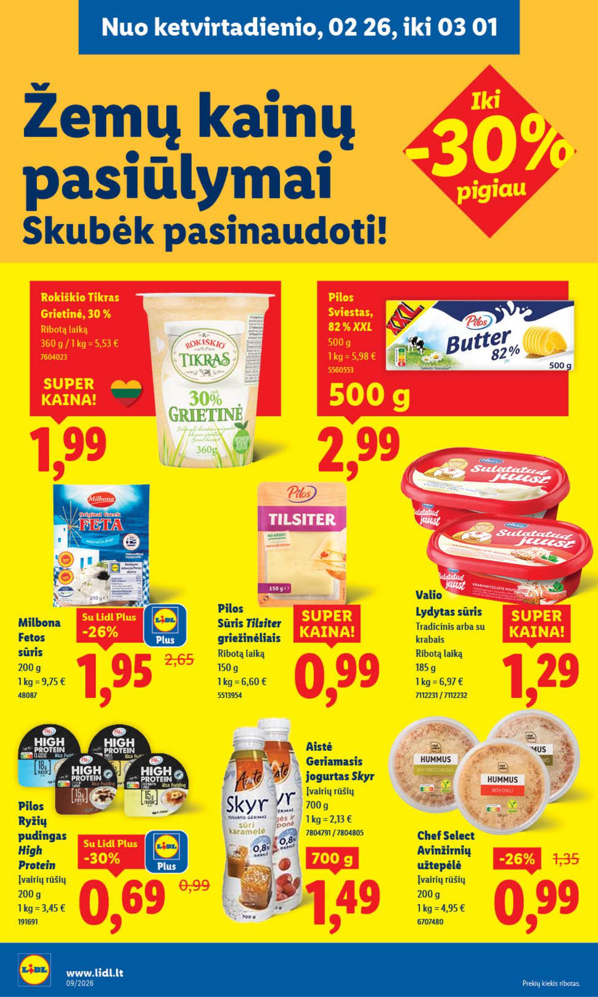 Lidl - LIDL SAVAITĖS Maisto prekių akcijų leidinys 42 puslapis