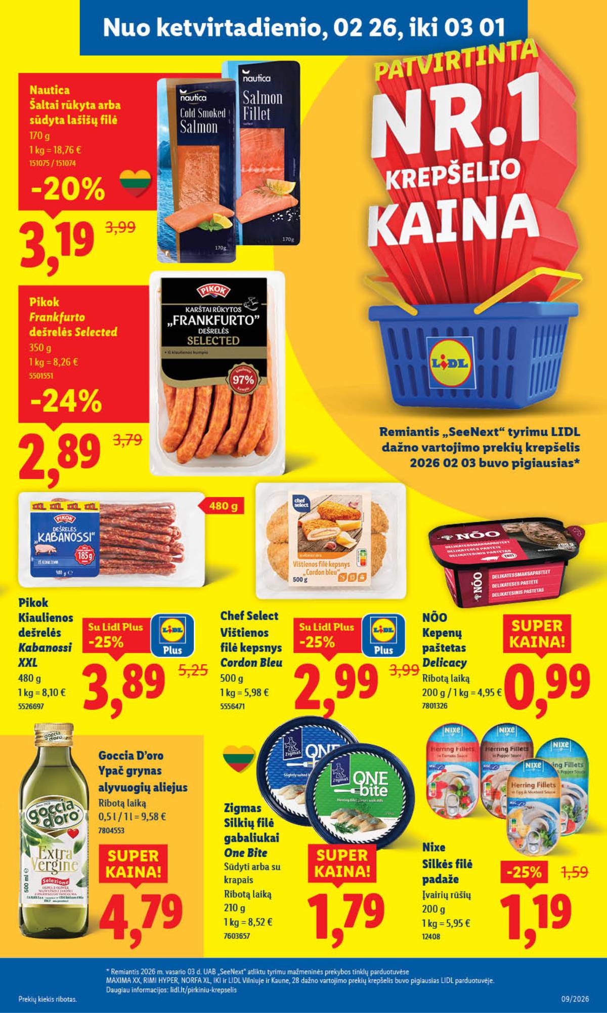 Lidl - LIDL SAVAITĖS Maisto prekių akcijų leidinys 43 puslapis