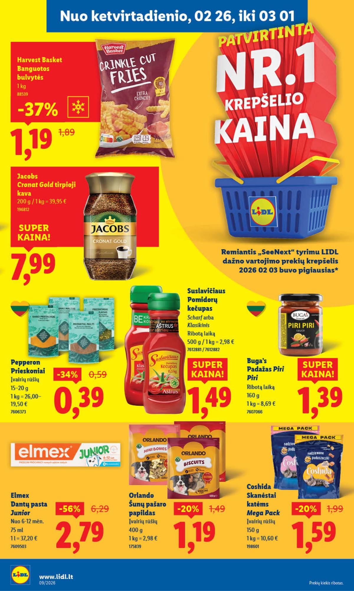 Lidl - LIDL SAVAITĖS Maisto prekių akcijų leidinys 45 puslapis