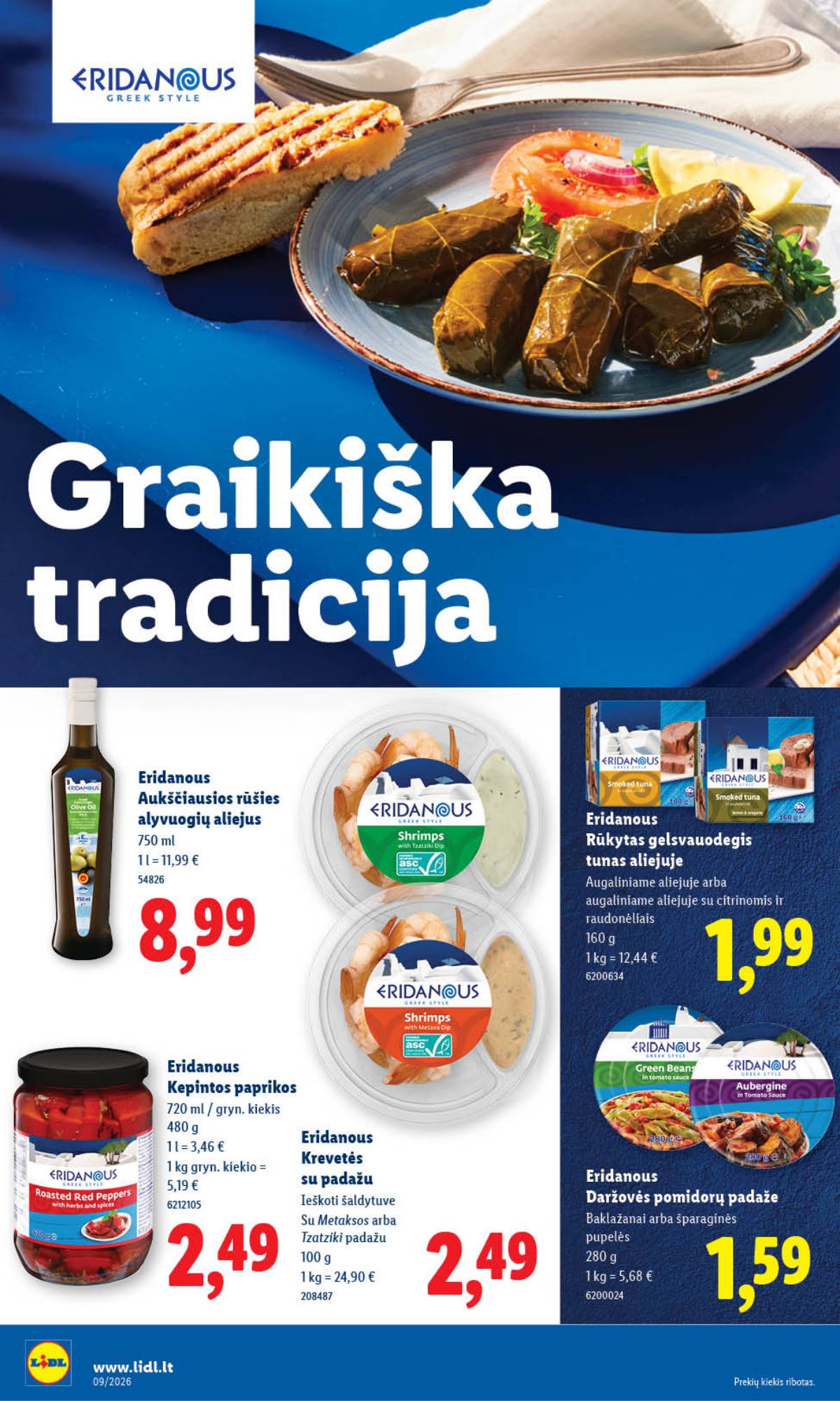 Lidl - LIDL SAVAITĖS Maisto prekių akcijų leidinys 50 puslapis