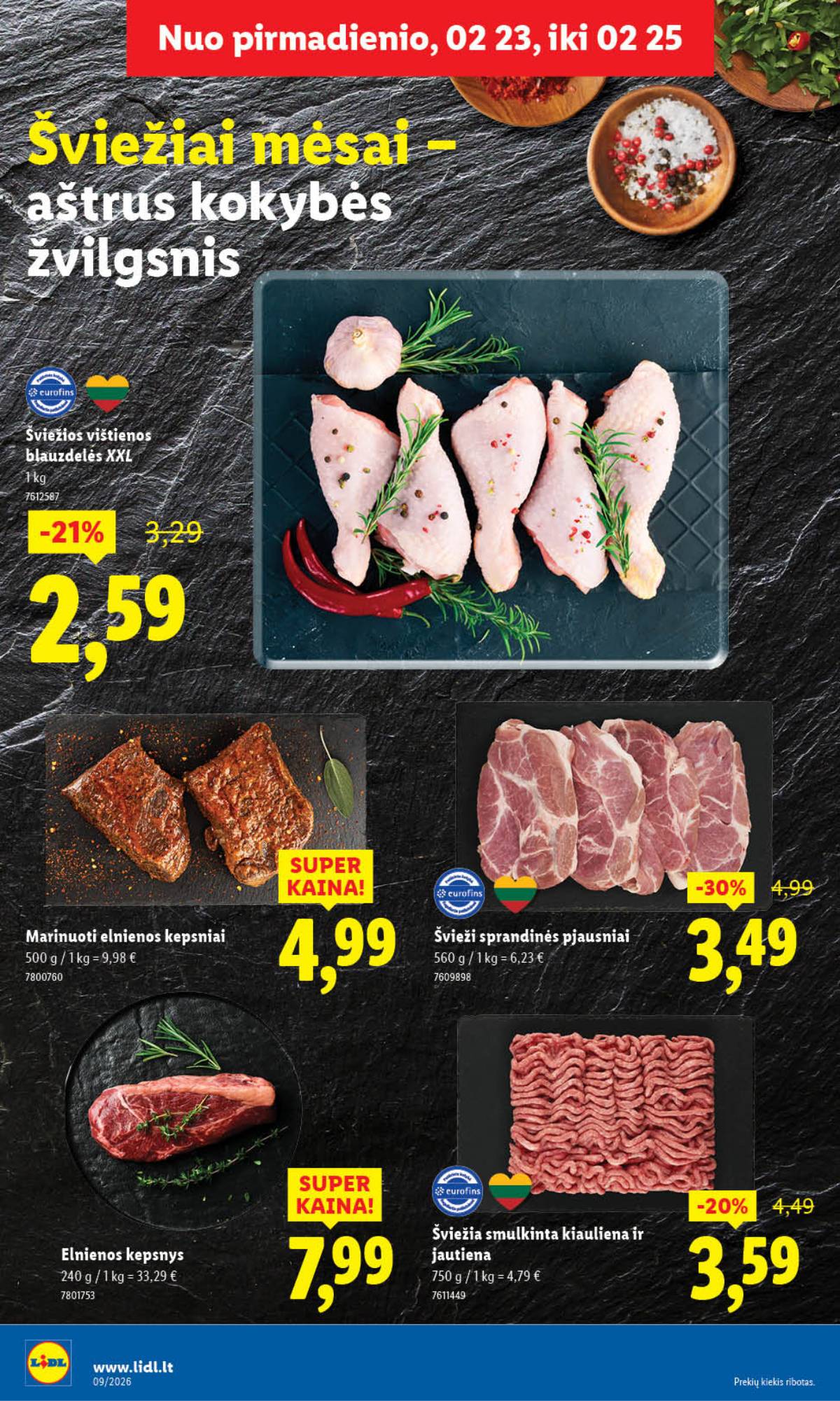 Lidl - LIDL SAVAITĖS Maisto prekių akcijų leidinys 8 puslapis
