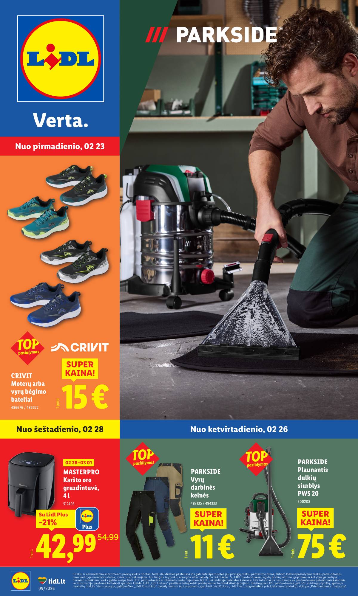 Lidl - LIDL Ne maisto prekių akcijų leidinys 1 puslapis