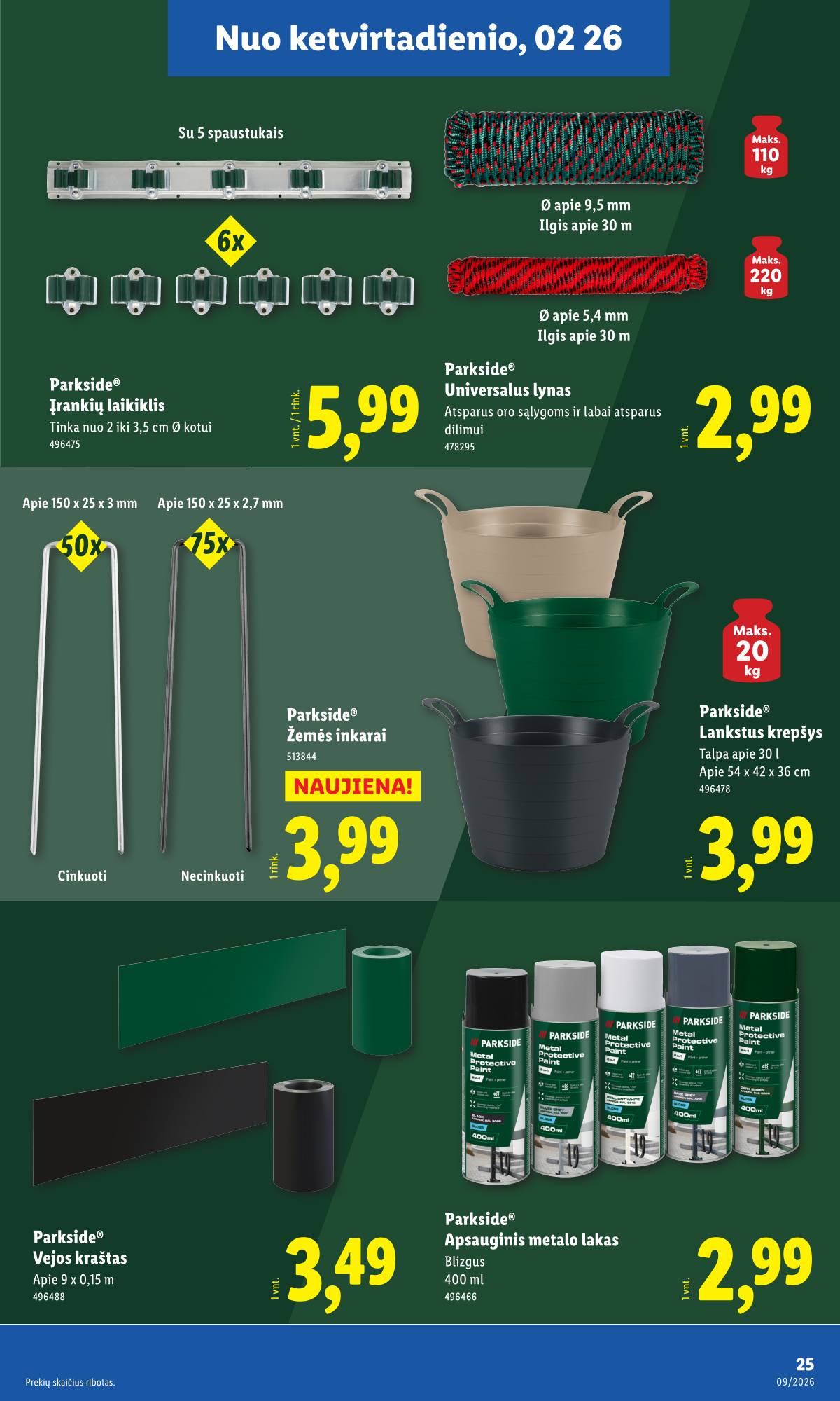 Lidl - LIDL Ne maisto prekių akcijų leidinys 25 puslapis