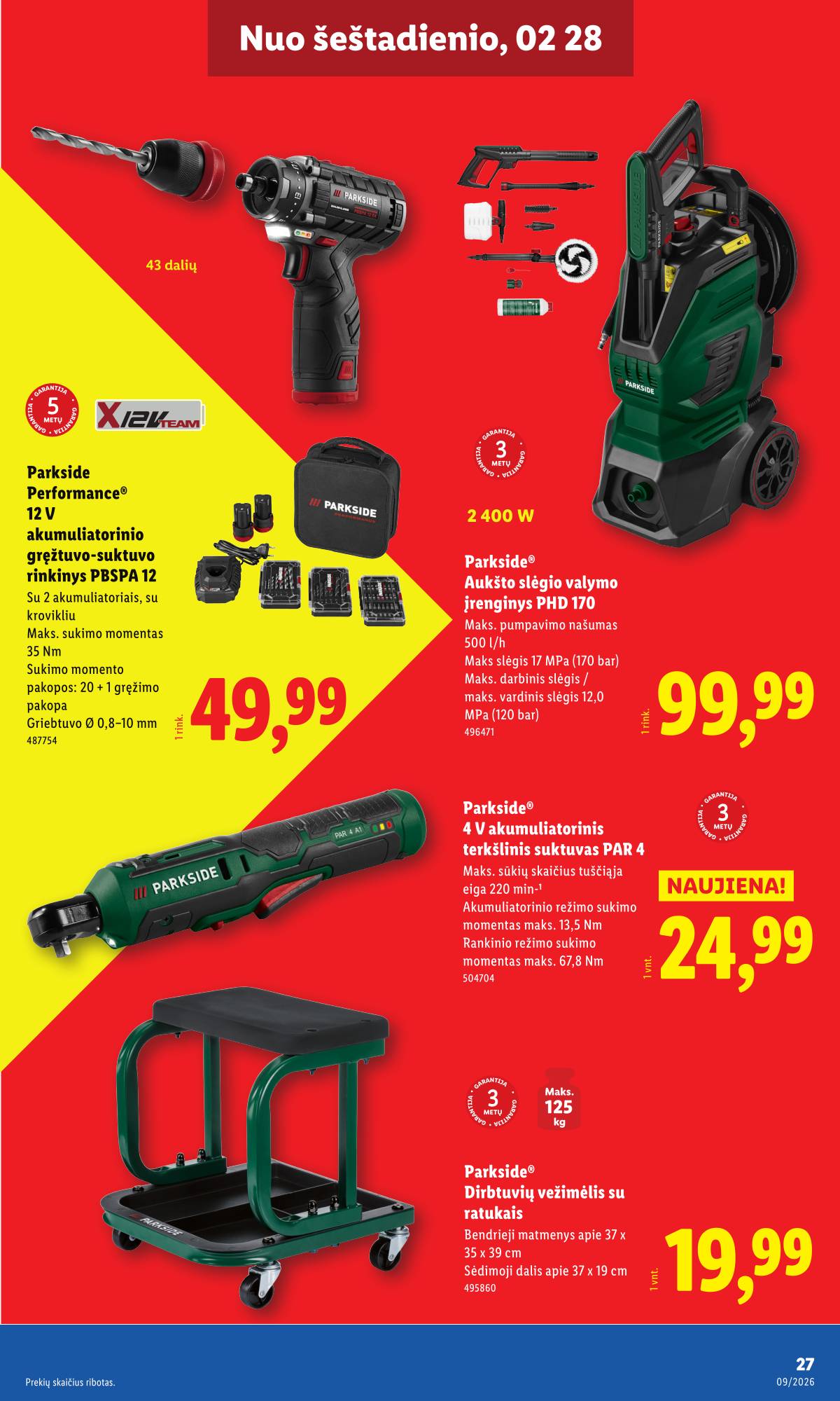 Lidl - LIDL Ne maisto prekių akcijų leidinys 27 puslapis