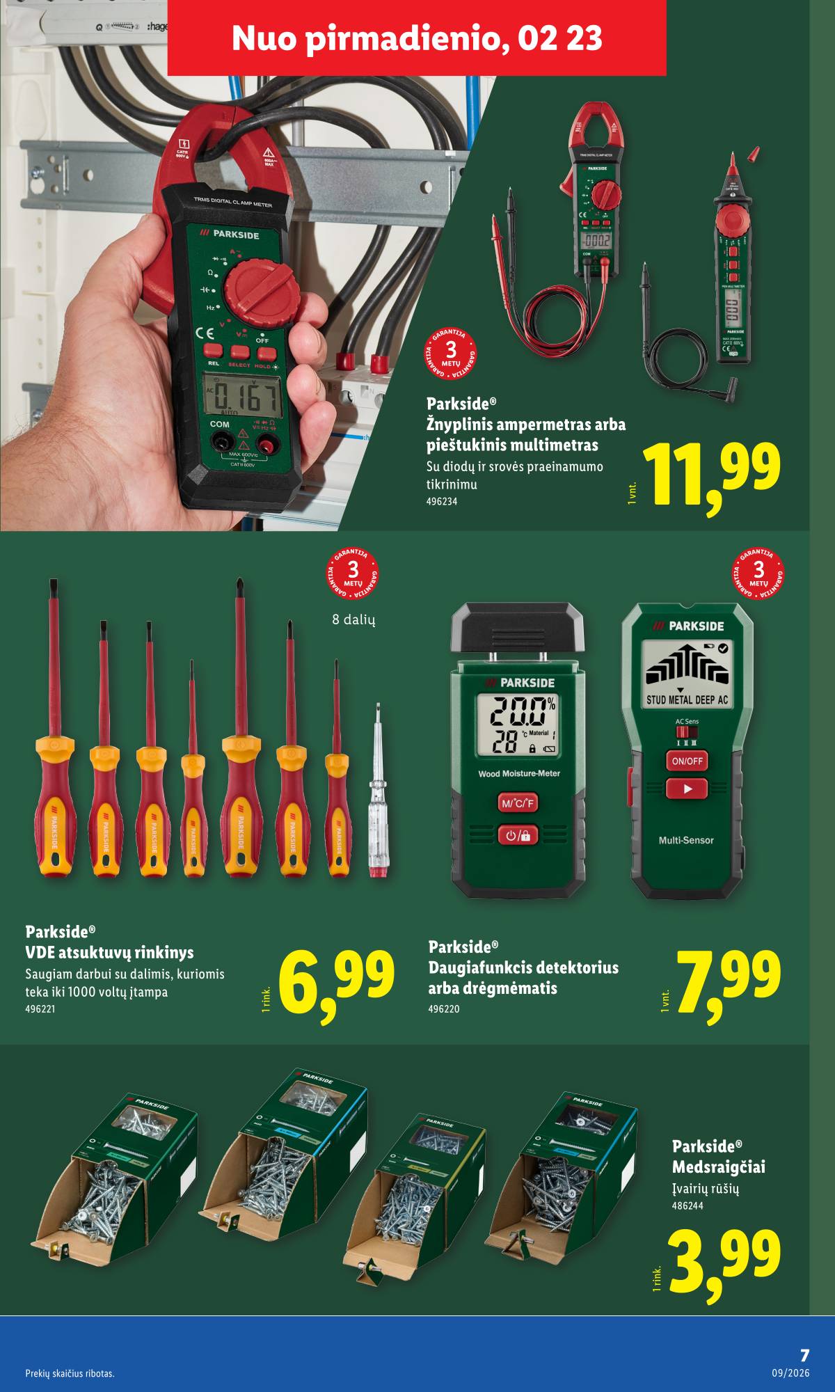 Lidl - LIDL Ne maisto prekių akcijų leidinys 7 puslapis