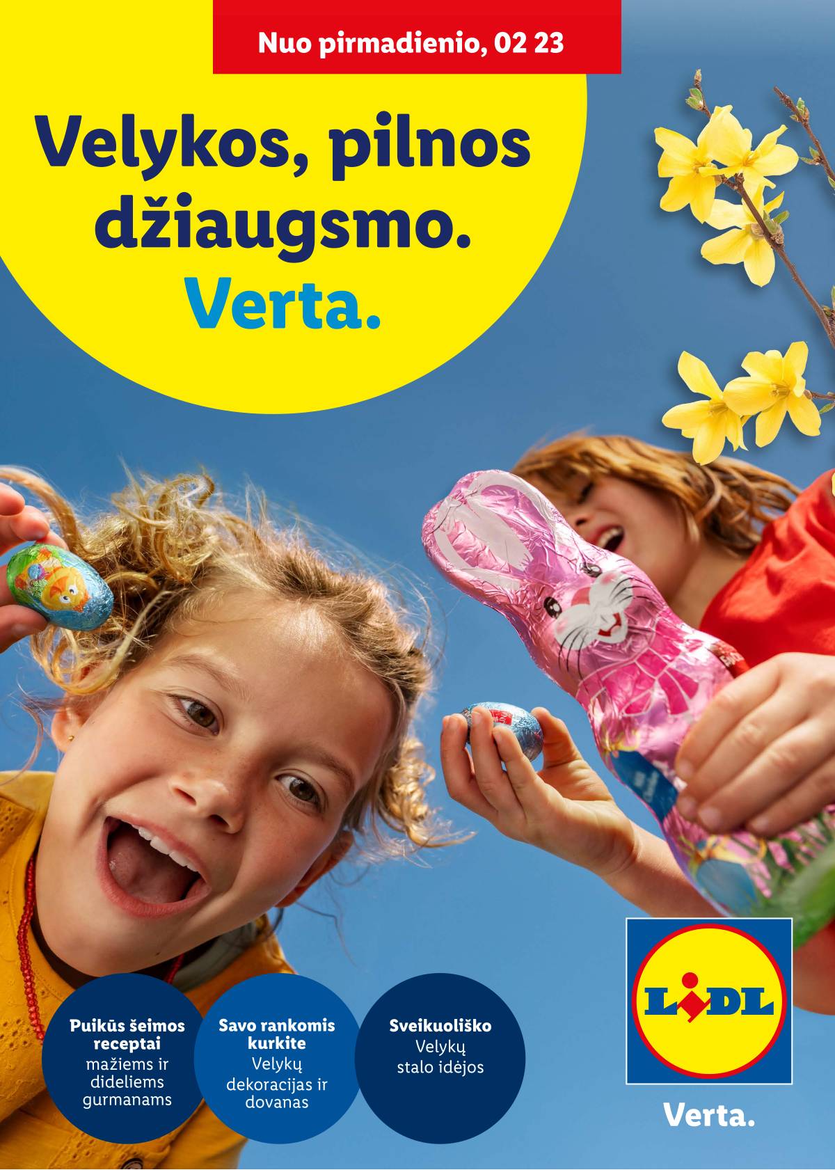 Lidl - Velykų katalogas 1 puslapis