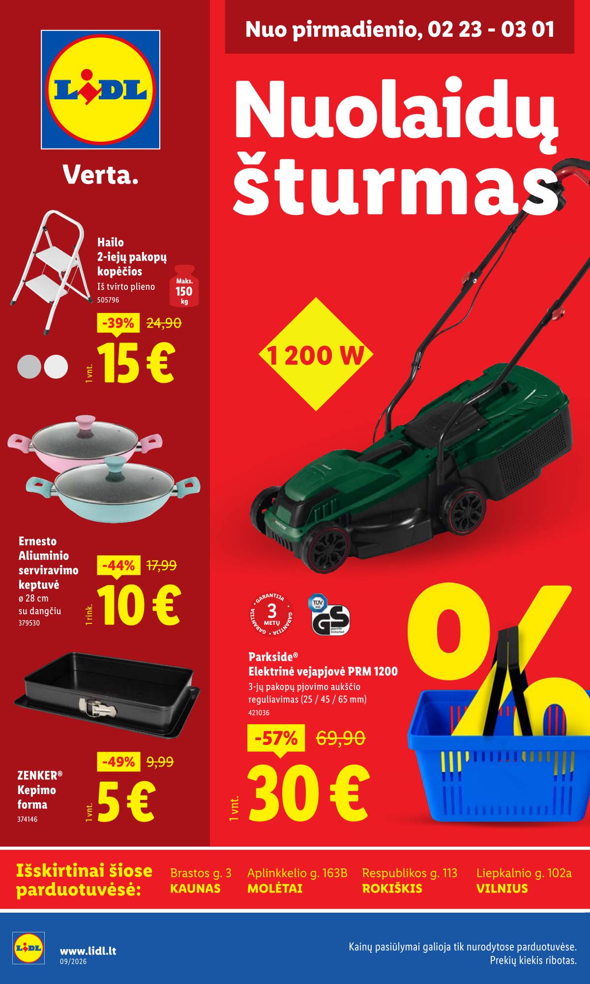 Lidl - Keturiose LIDL parduotuvėse! 1 puslapis