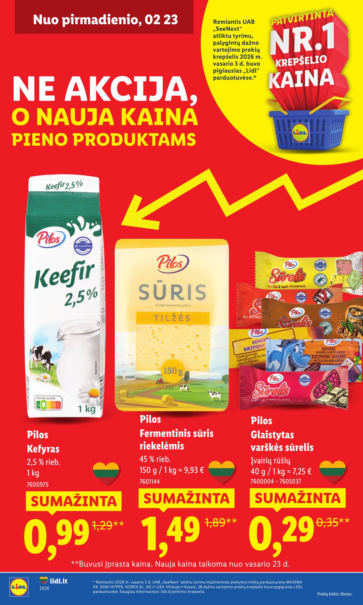 Lidl - Toliau mažiname kainas 1 puslapis