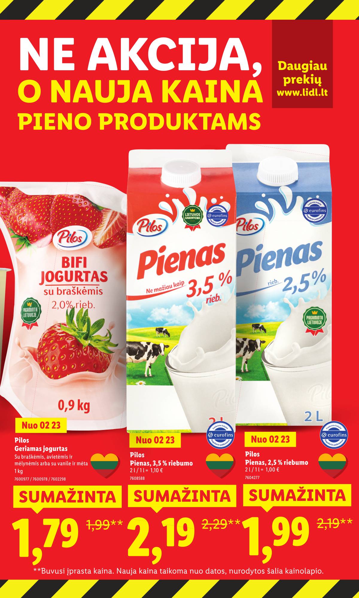 Lidl - Toliau mažiname kainas 3 puslapis