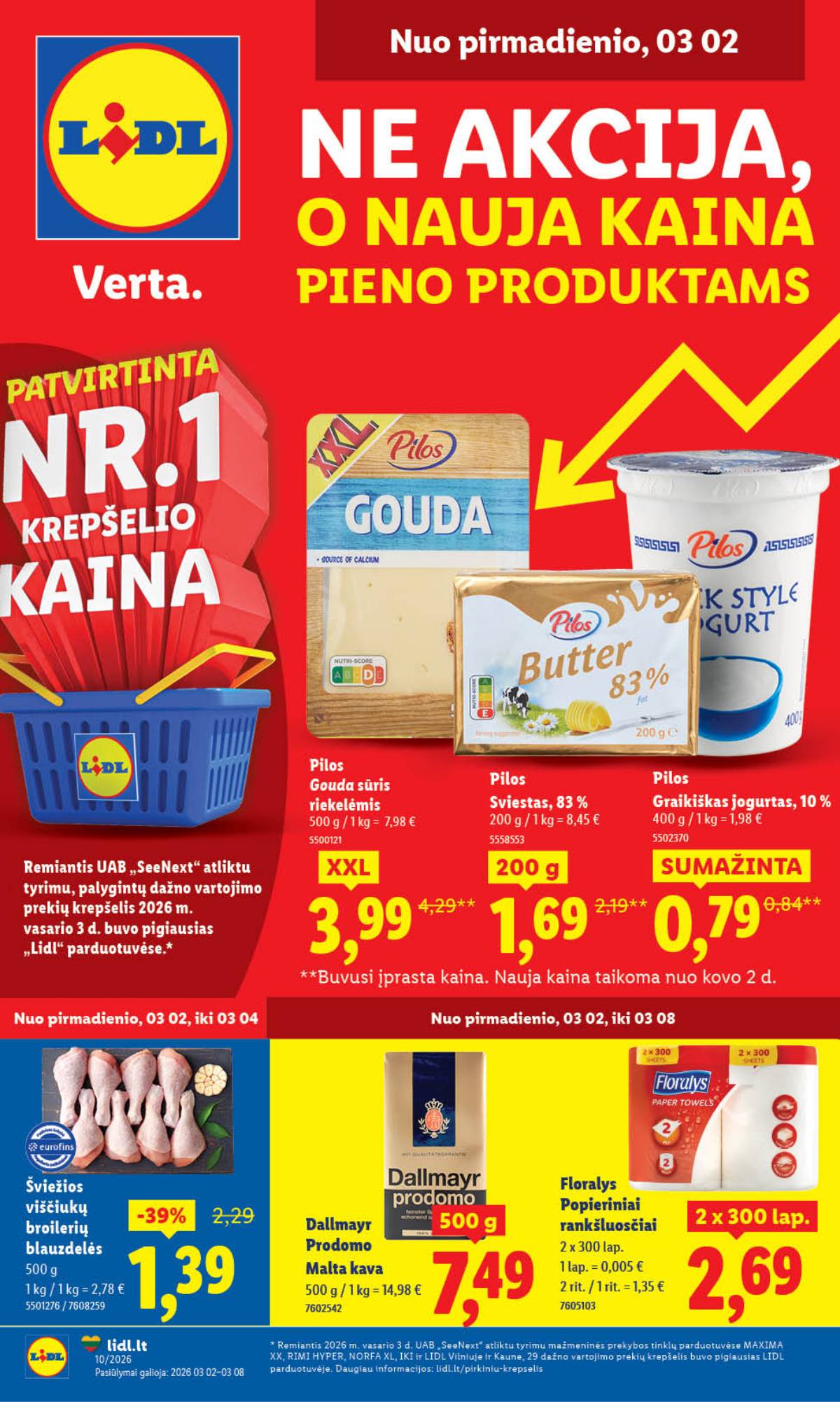 Lidl - LIDL SAVAITĖS Maisto prekių akcijų leidinys 1 puslapis