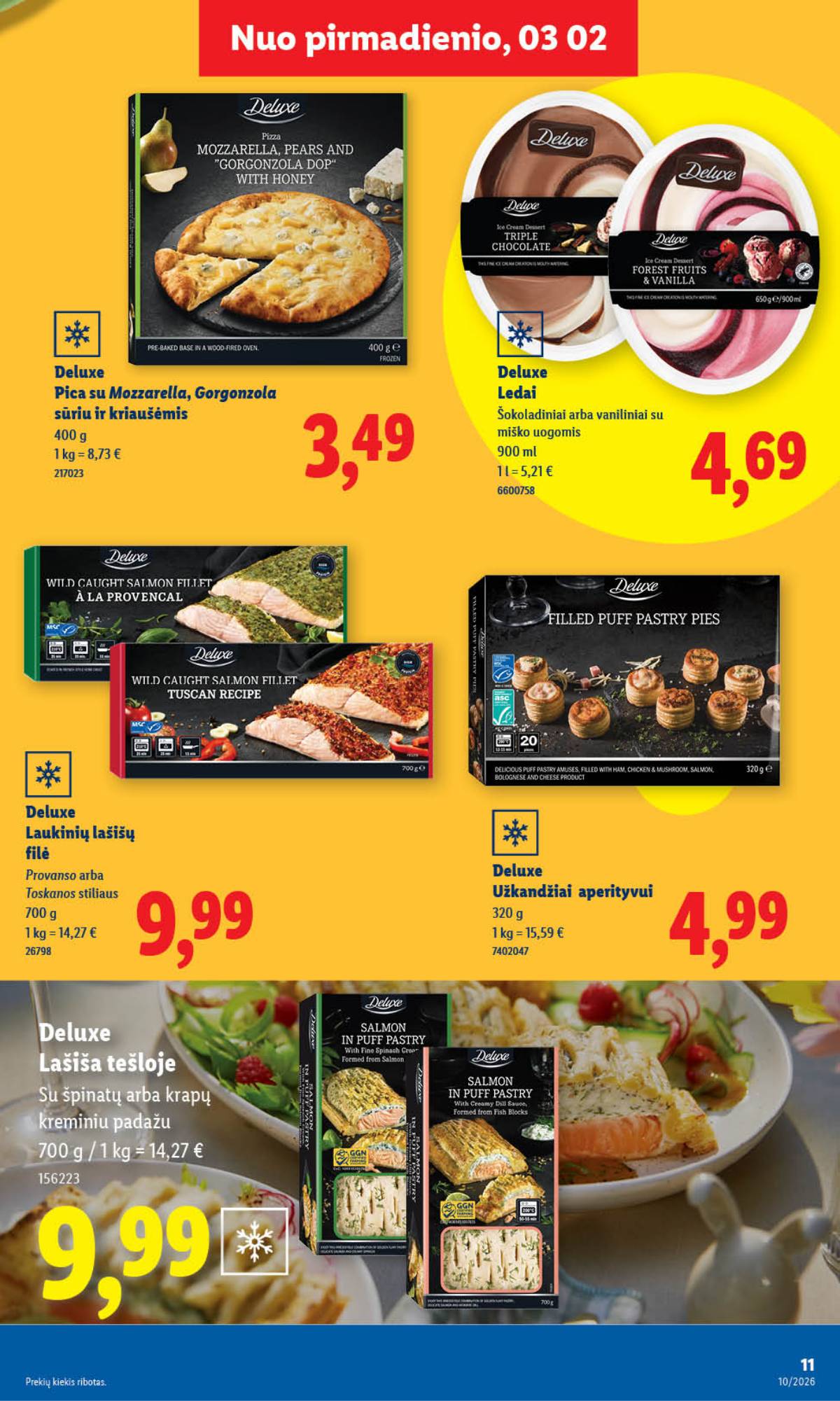 Lidl - LIDL SAVAITĖS Maisto prekių akcijų leidinys 11 puslapis