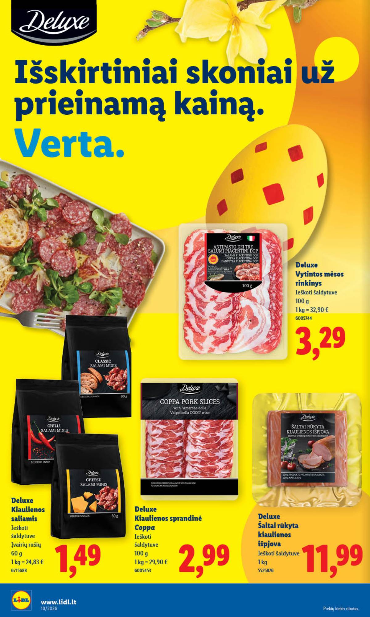 Lidl - LIDL SAVAITĖS Maisto prekių akcijų leidinys 12 puslapis