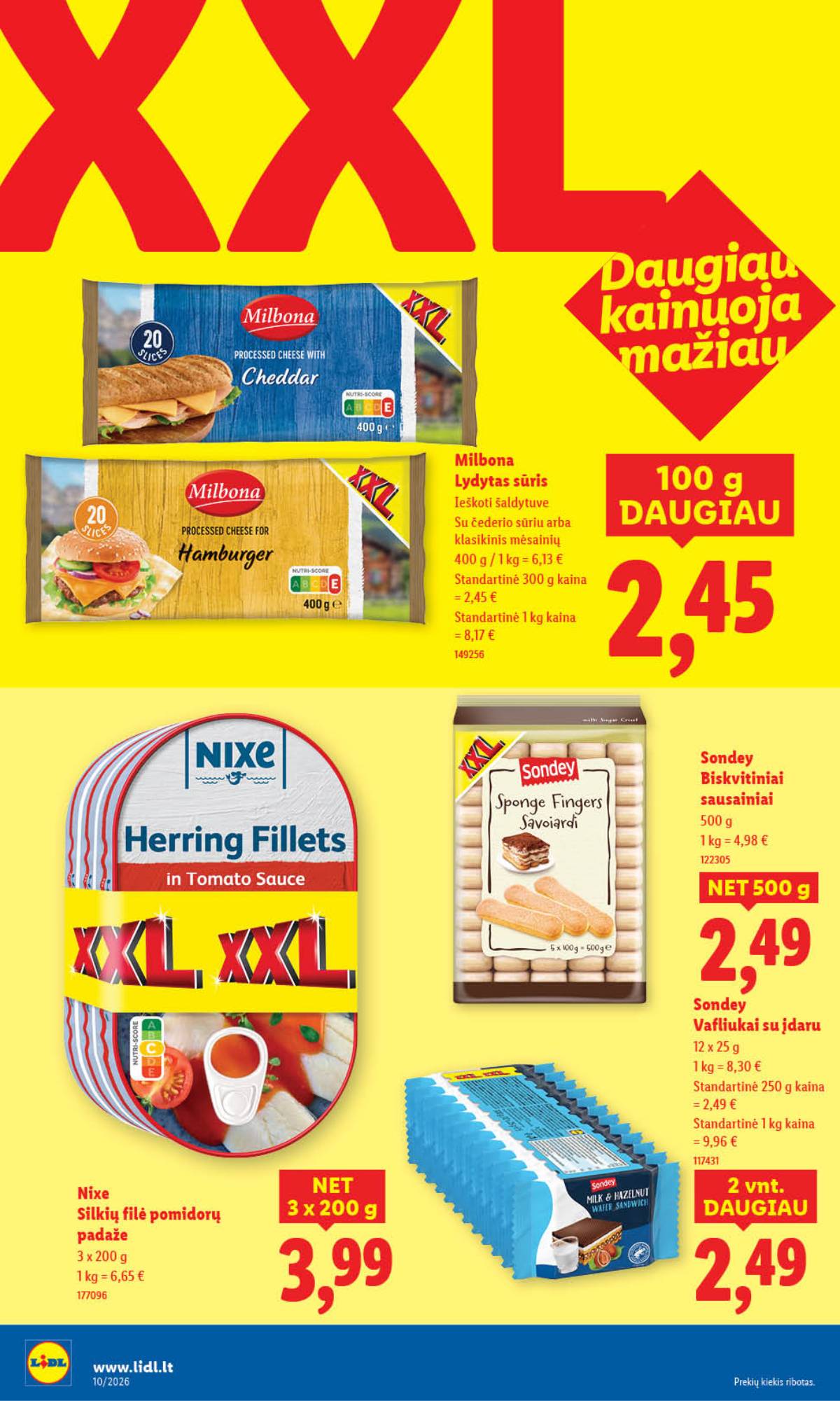 Lidl - LIDL SAVAITĖS Maisto prekių akcijų leidinys 20 puslapis