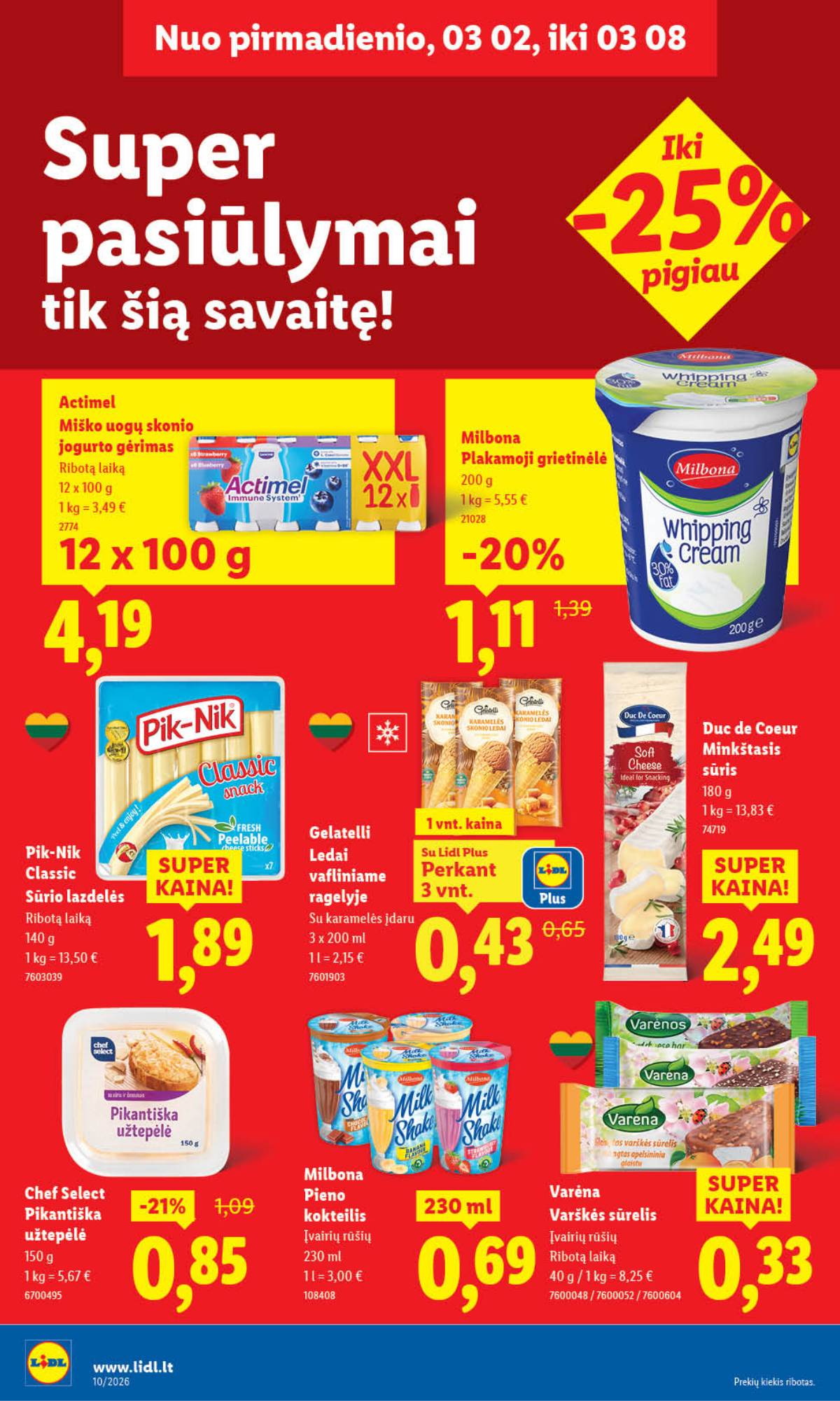 Lidl - LIDL SAVAITĖS Maisto prekių akcijų leidinys 22 puslapis