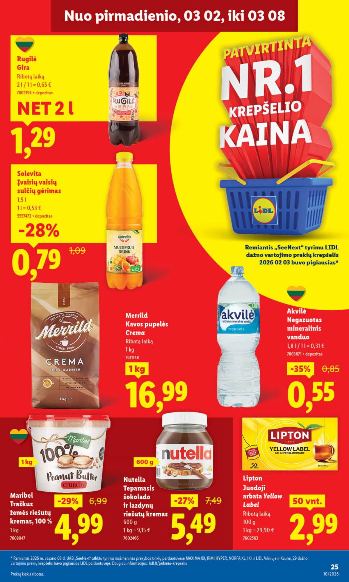 Lidl - LIDL SAVAITĖS Maisto prekių akcijų leidinys 25 puslapis
