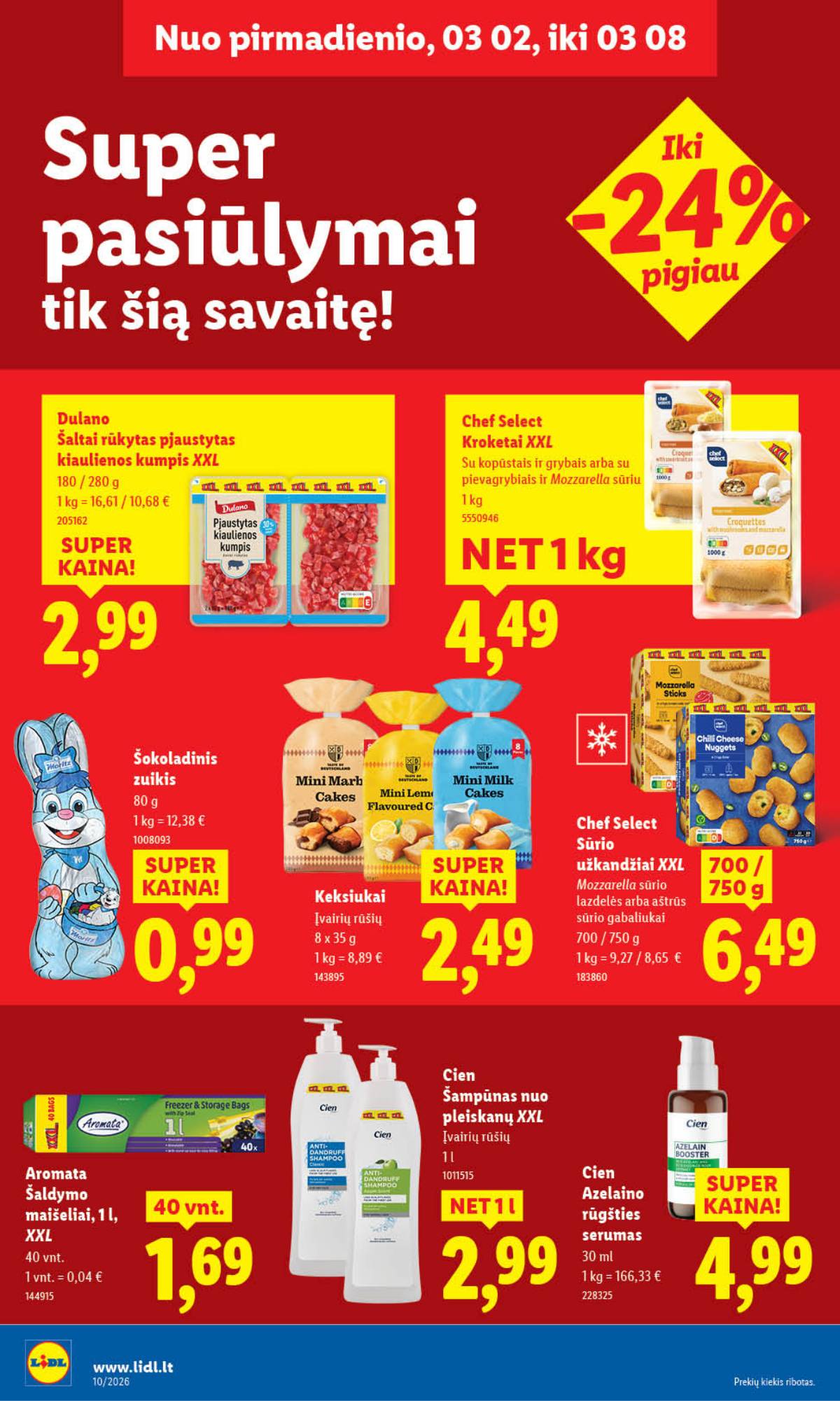 Lidl - LIDL SAVAITĖS Maisto prekių akcijų leidinys 28 puslapis