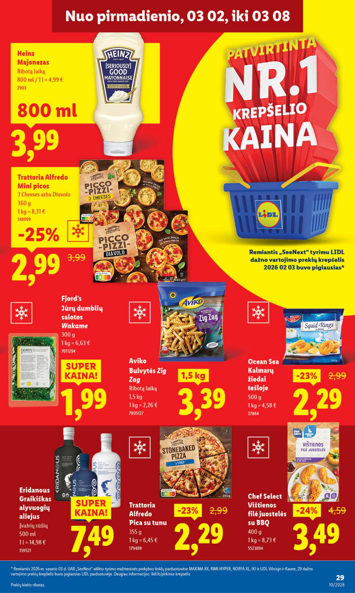 Lidl - LIDL SAVAITĖS Maisto prekių akcijų leidinys 29 puslapis