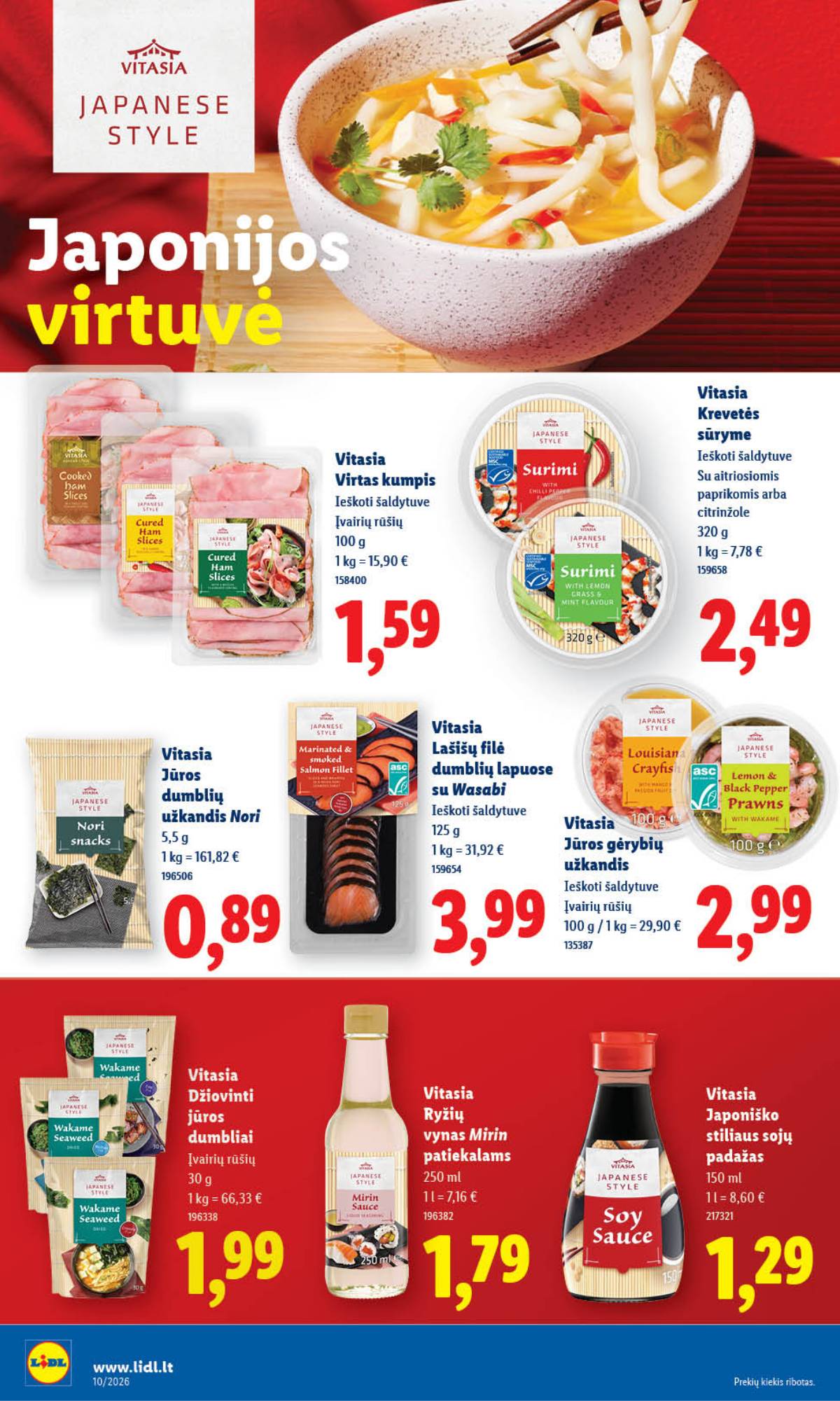 Lidl - LIDL SAVAITĖS Maisto prekių akcijų leidinys 30 puslapis