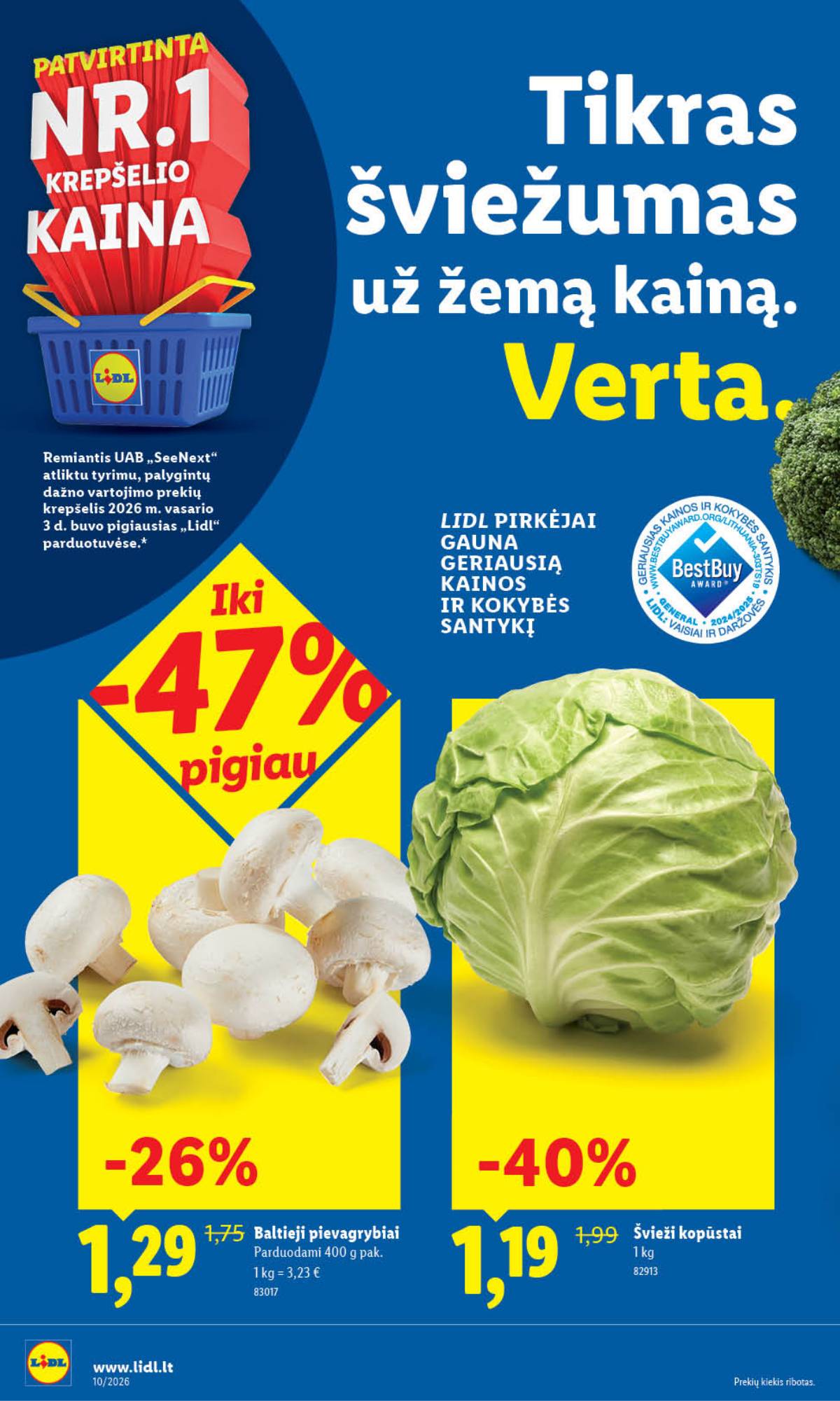 Lidl - LIDL SAVAITĖS Maisto prekių akcijų leidinys 44 puslapis