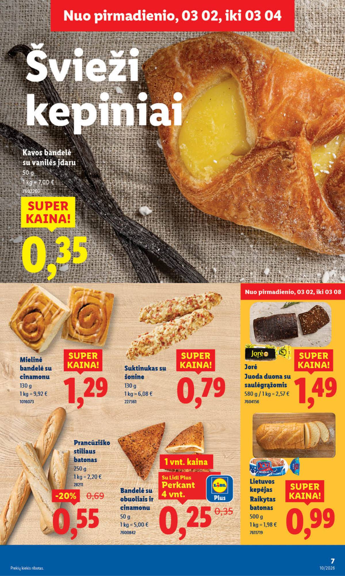 Lidl - LIDL SAVAITĖS Maisto prekių akcijų leidinys 7 puslapis