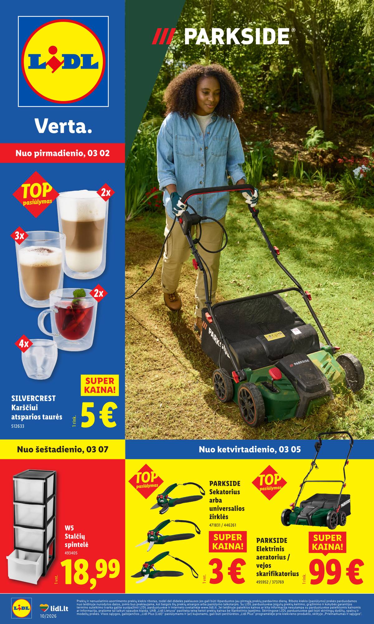 Lidl - LIDL Ne maisto prekių akcijų leidinys 1 puslapis