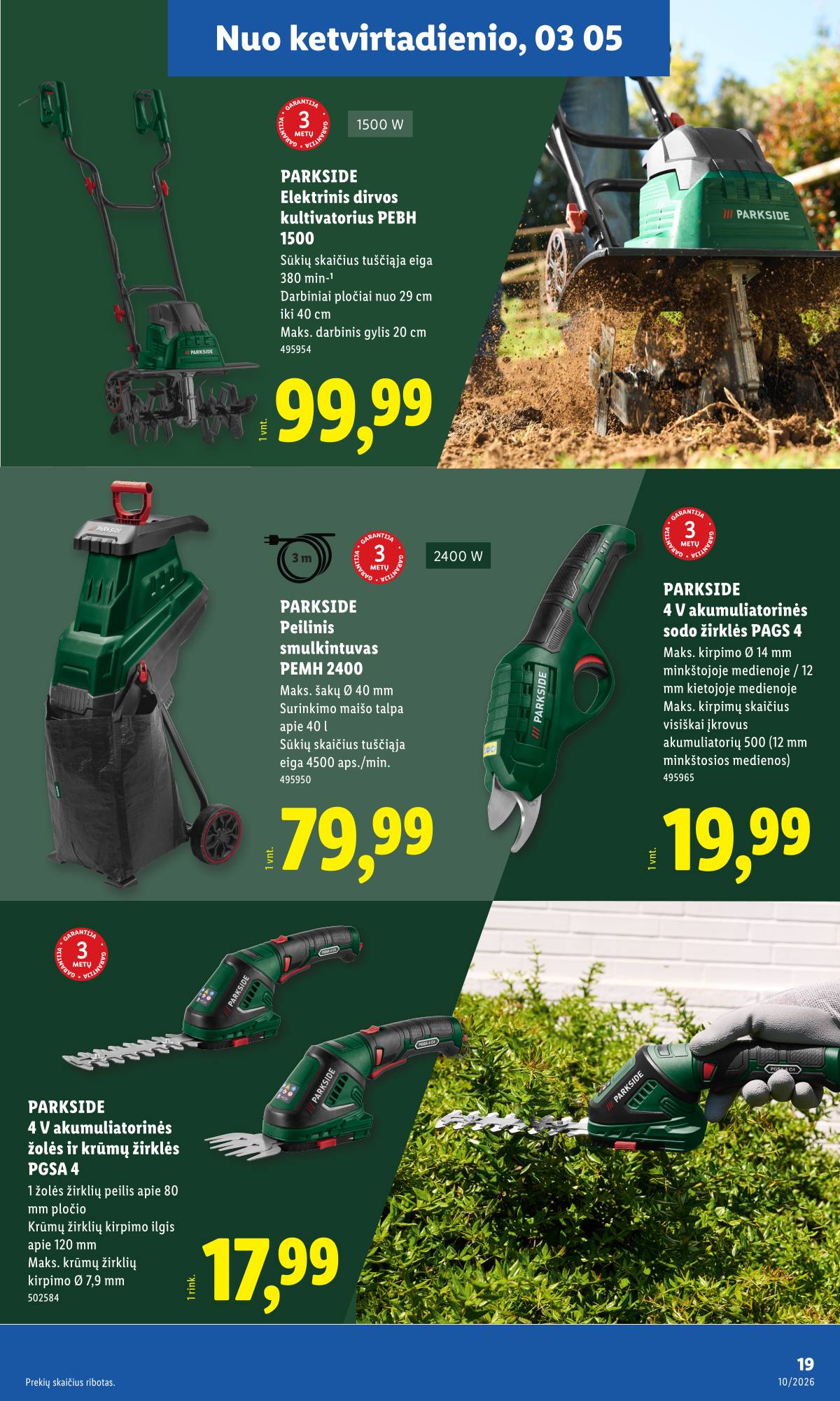 Lidl - LIDL Ne maisto prekių akcijų leidinys 19 puslapis