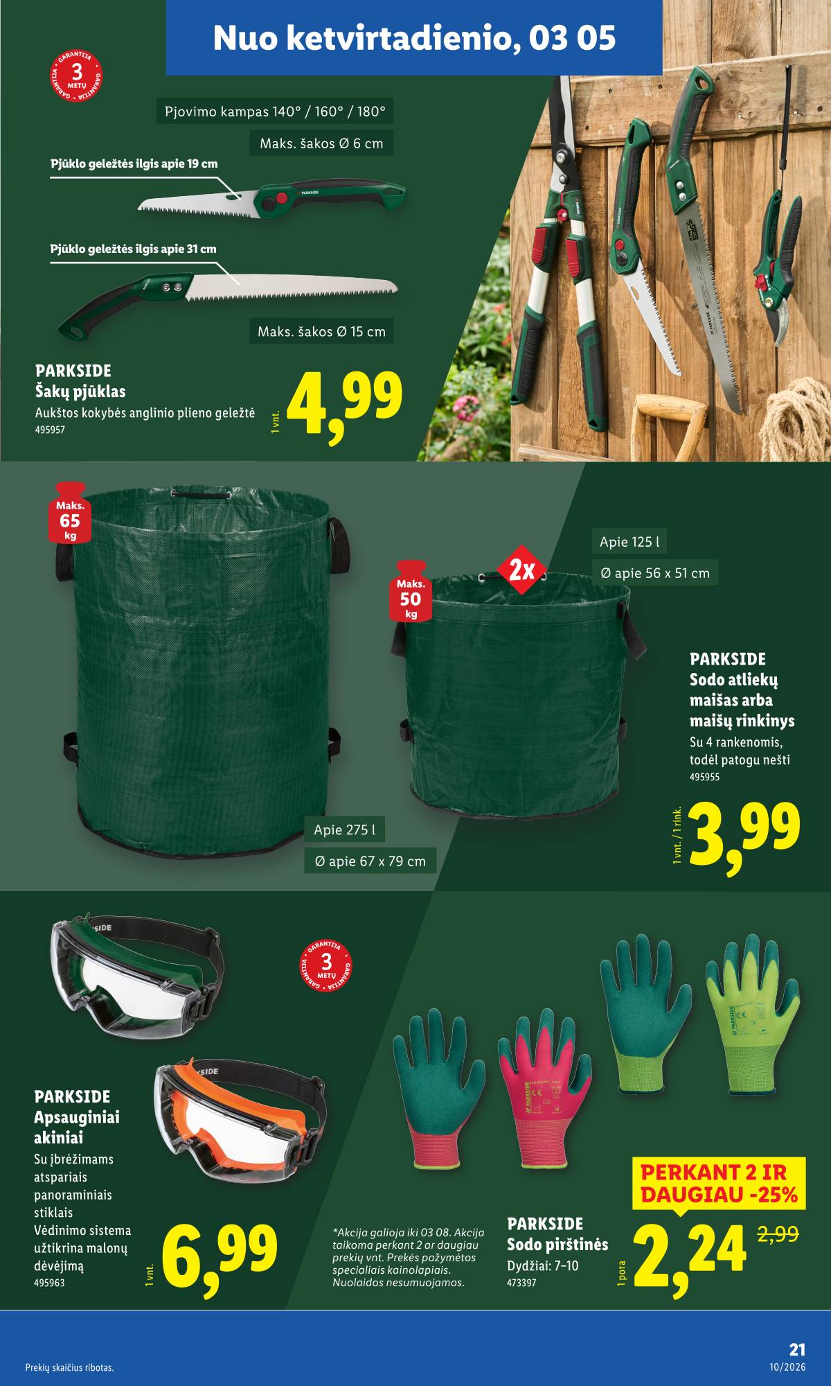 Lidl - LIDL Ne maisto prekių akcijų leidinys 21 puslapis